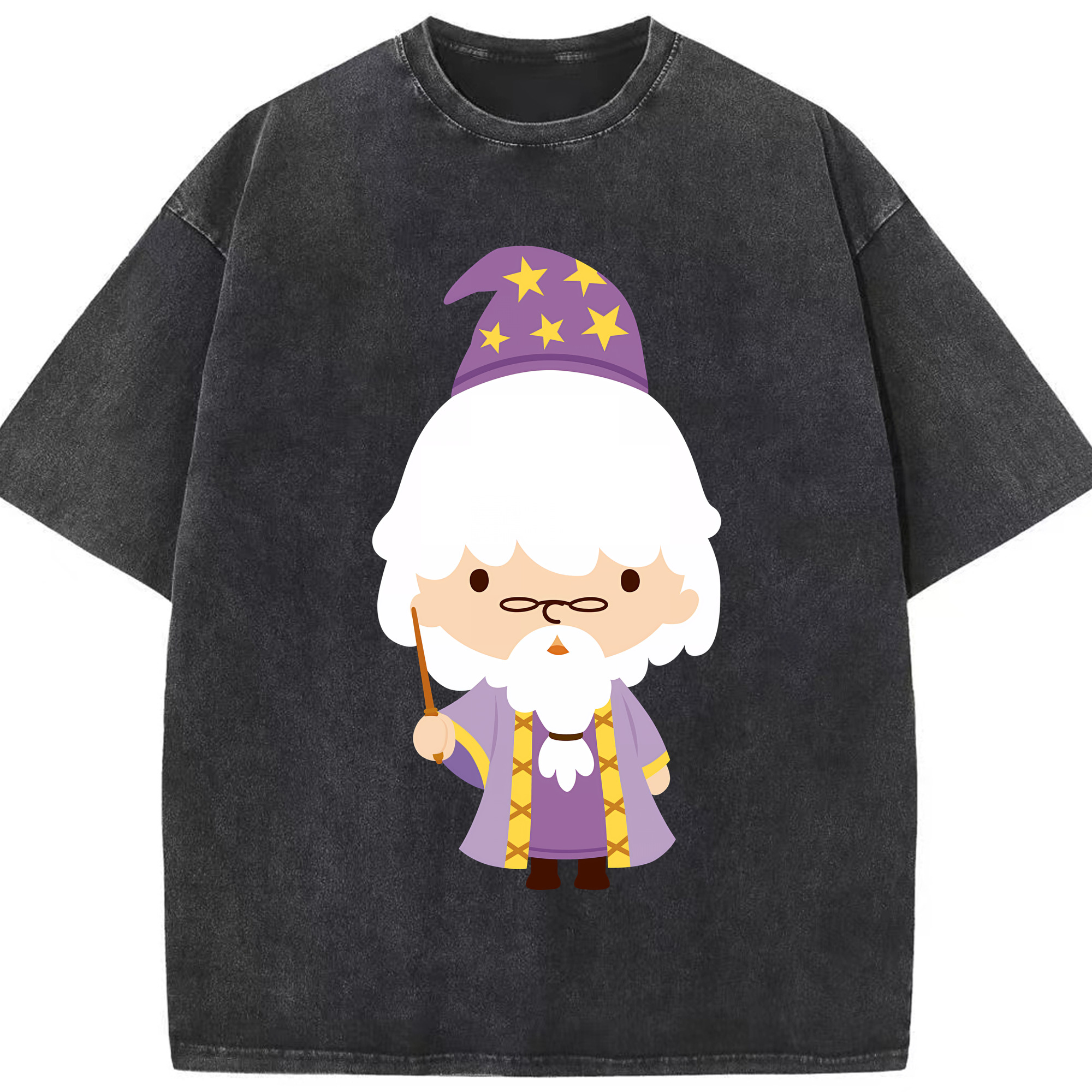 （画像用） Harry Potter ハリー・ポッターシリーズ 綿100% ヴィンテージ風 半袖Tシャツ（フロントプリント）