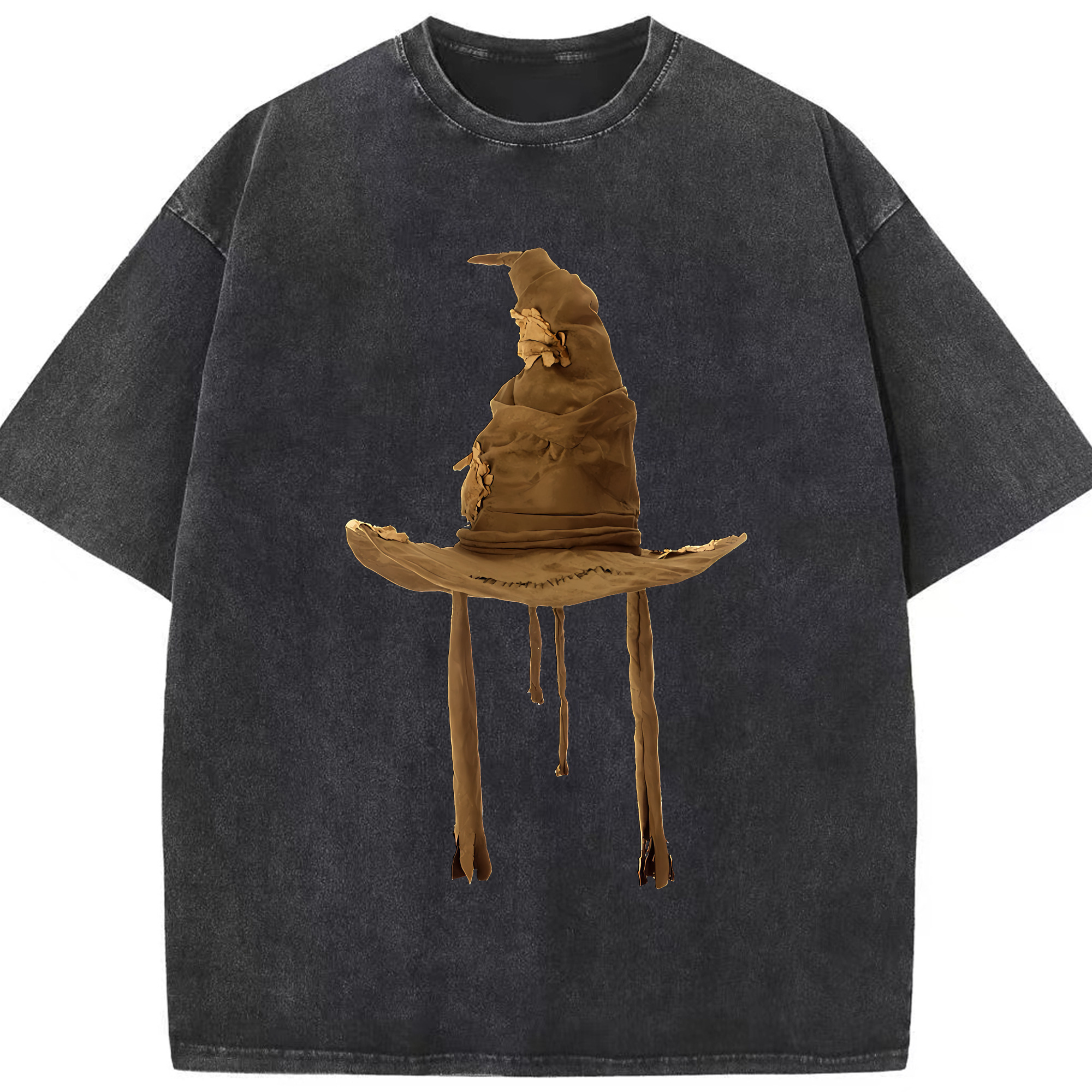 （画像用） Harry Potter ハリー・ポッターシリーズ 綿100% ヴィンテージ風 半袖Tシャツ（フロントプリント）