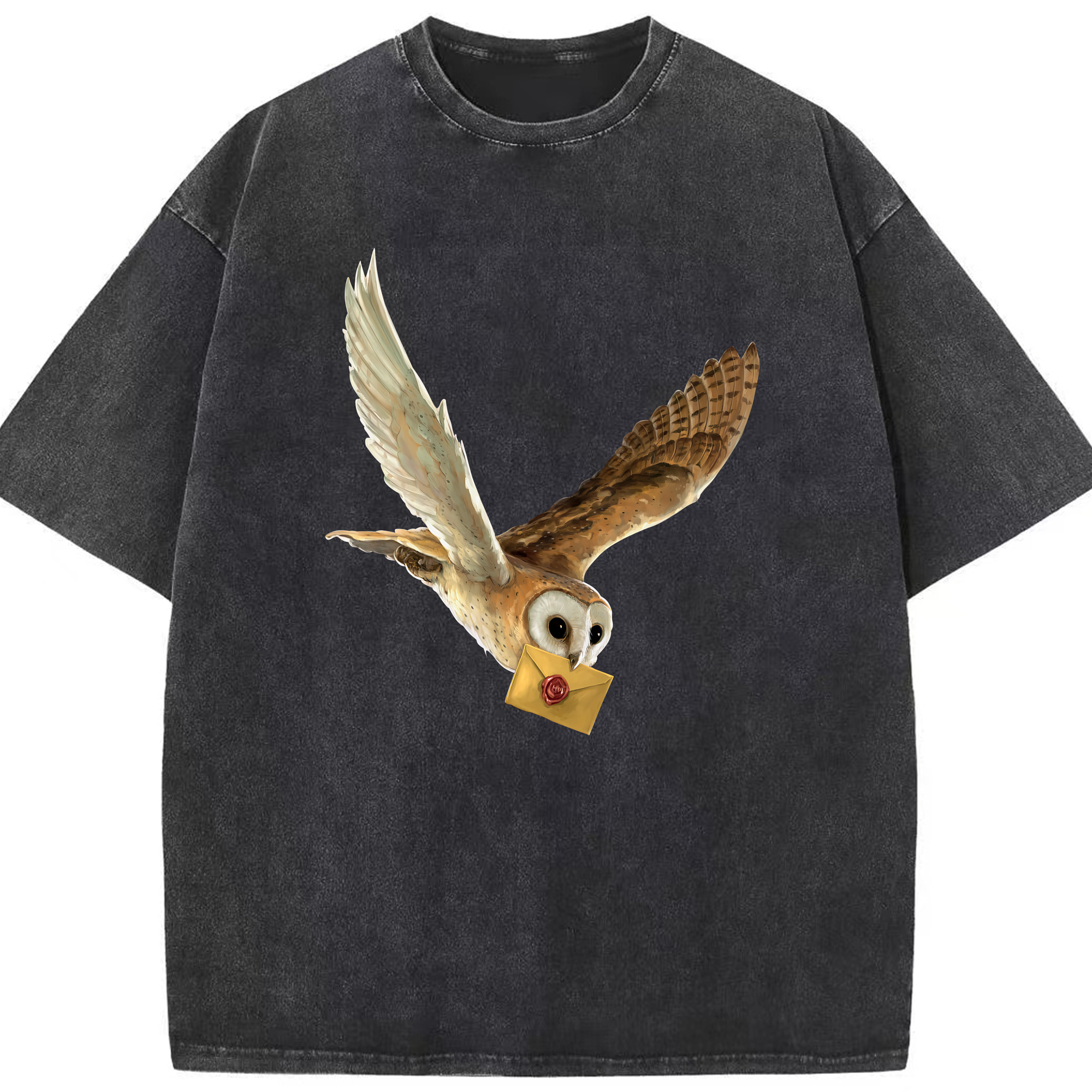 （画像用） Harry Potter ハリー・ポッターシリーズ 綿100% ヴィンテージ風 半袖Tシャツ（フロントプリント）