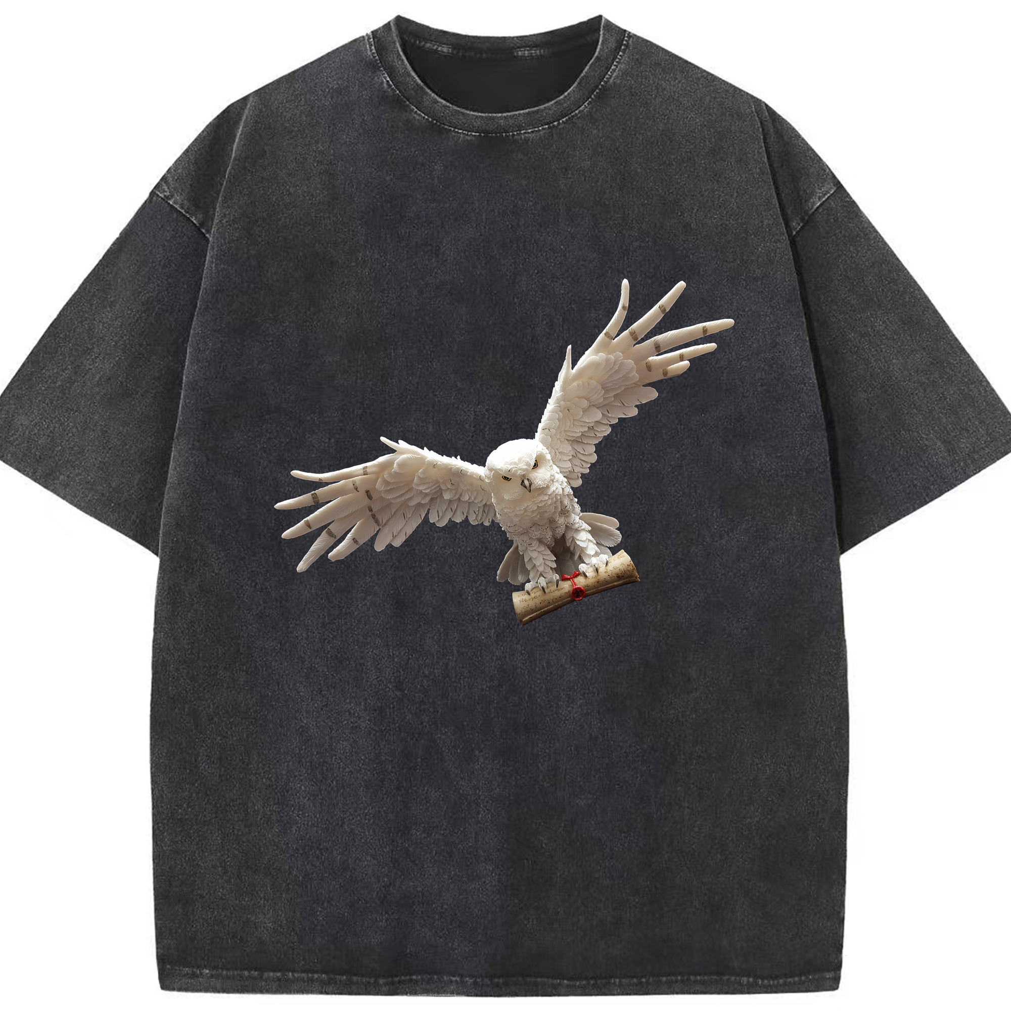 （画像用） Harry Potter ハリー・ポッターシリーズ 綿100% ヴィンテージ風 半袖Tシャツ（フロントプリント）