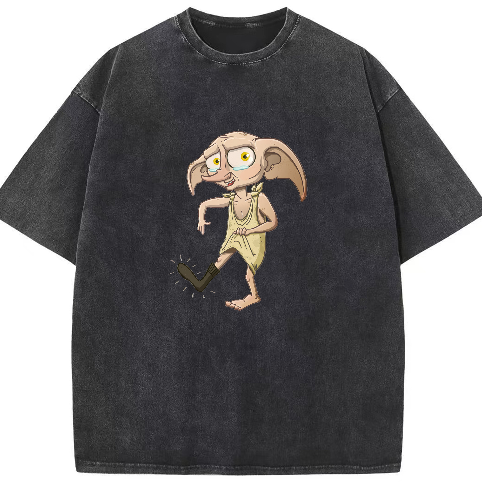 （画像用） Harry Potter ハリー・ポッターシリーズ 綿100% ヴィンテージ風 半袖Tシャツ（フロントプリント）