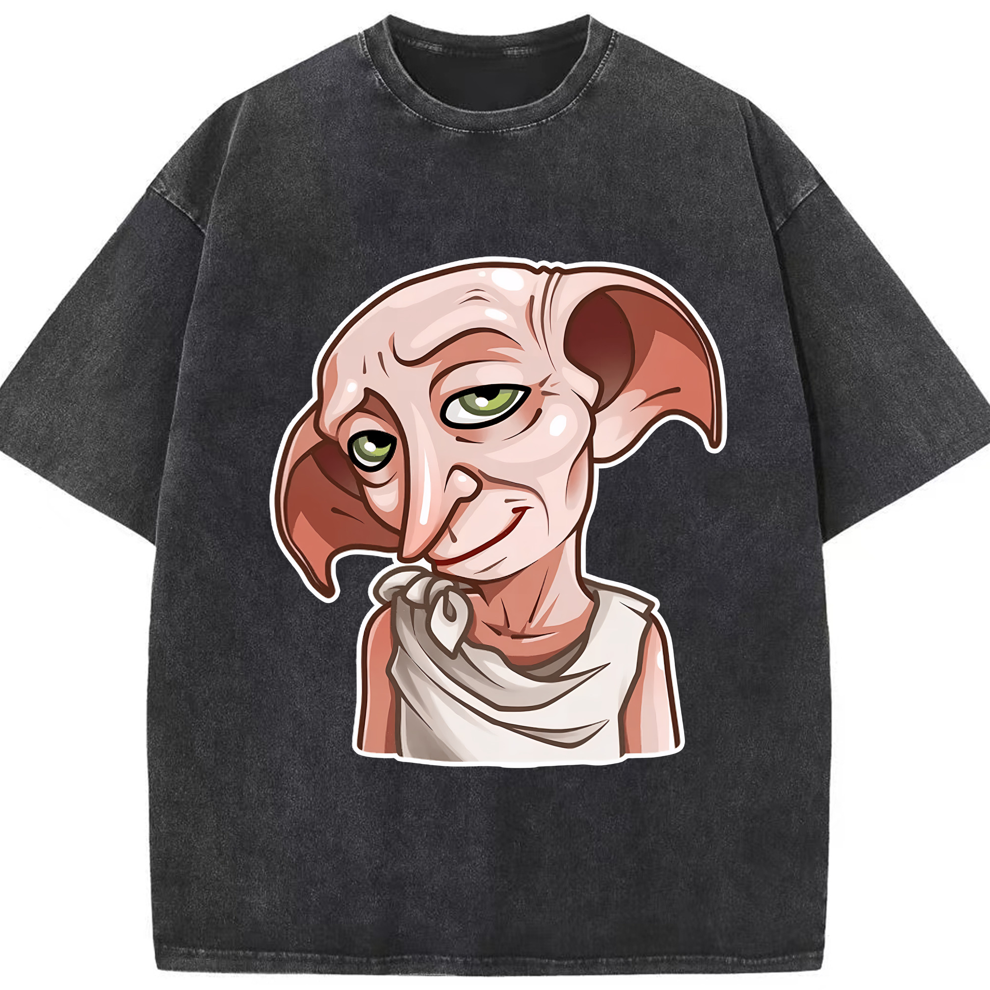 （画像用） Harry Potter ハリー・ポッターシリーズ 綿100% ヴィンテージ風 半袖Tシャツ（フロントプリント）