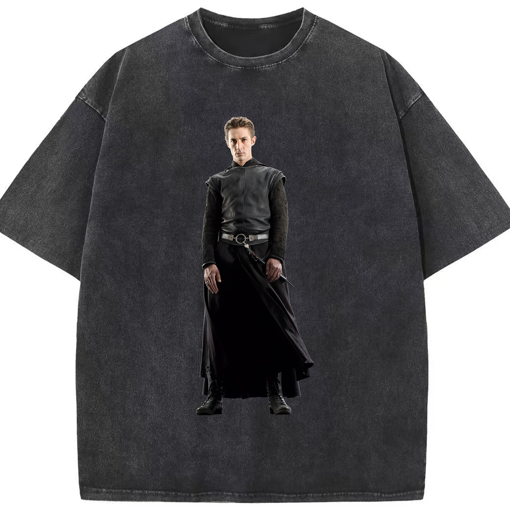 （画像用） Harry Potter ハリー・ポッターシリーズ 綿100% ヴィンテージ風 半袖Tシャツ（フロントプリント）