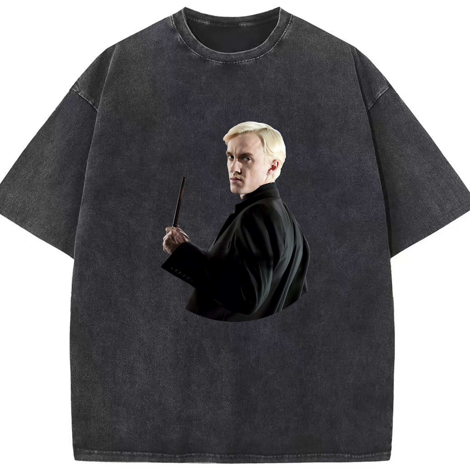 （画像用） Harry Potter ハリー・ポッターシリーズ 綿100% ヴィンテージ風 半袖Tシャツ（フロントプリント）