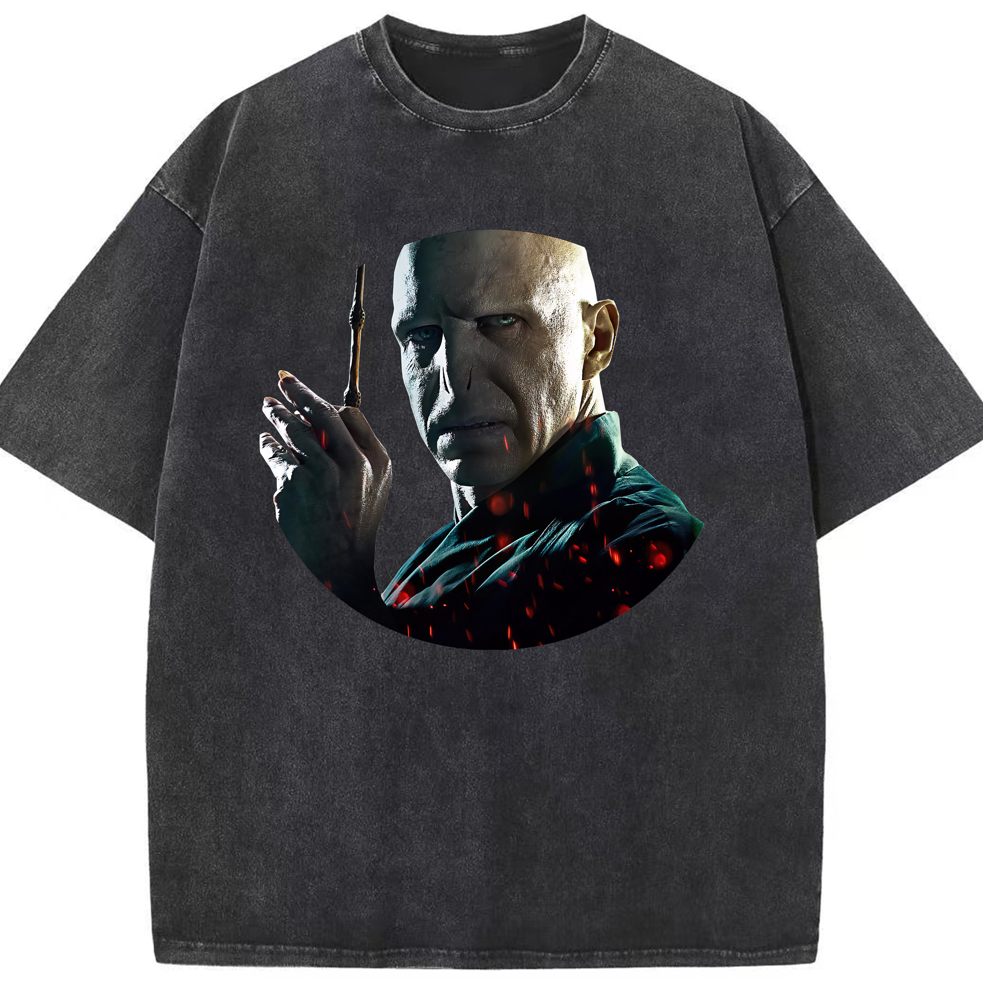（画像用） Harry Potter ハリー・ポッターシリーズ 綿100% ヴィンテージ風 半袖Tシャツ（フロントプリント）