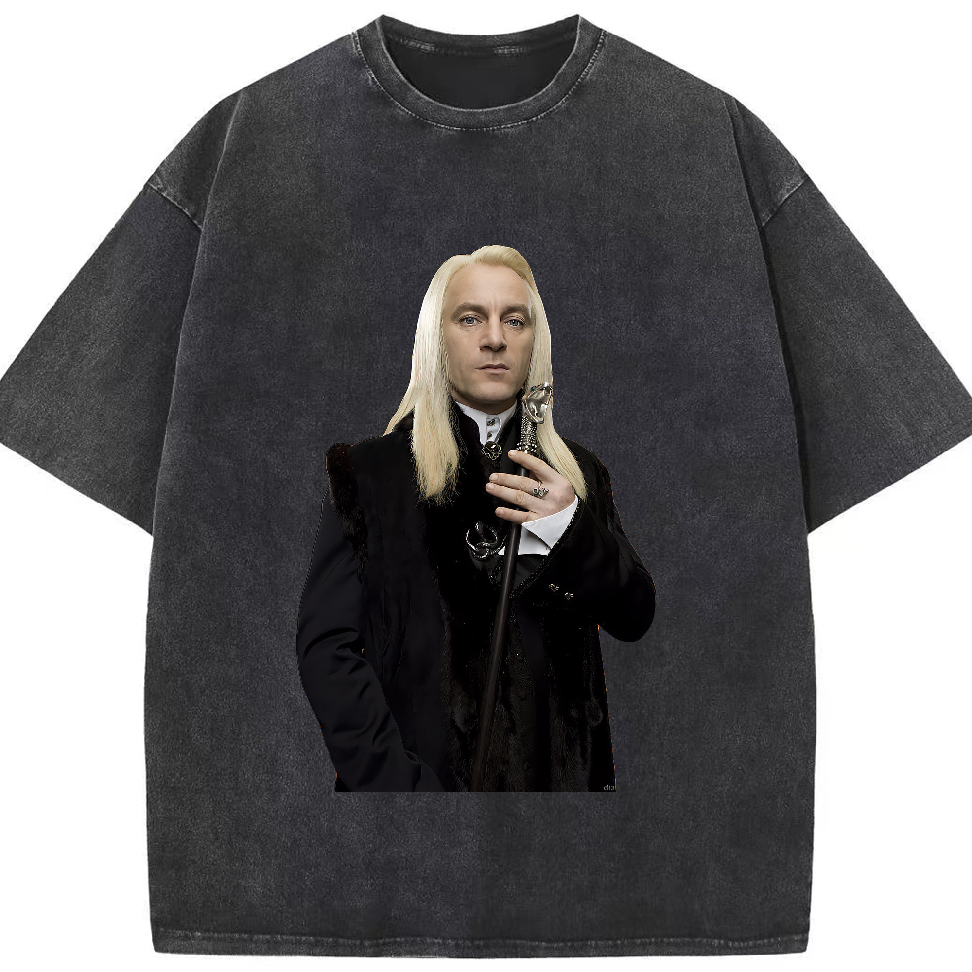 （画像用） Harry Potter ハリー・ポッターシリーズ 綿100% ヴィンテージ風 半袖Tシャツ（フロントプリント）