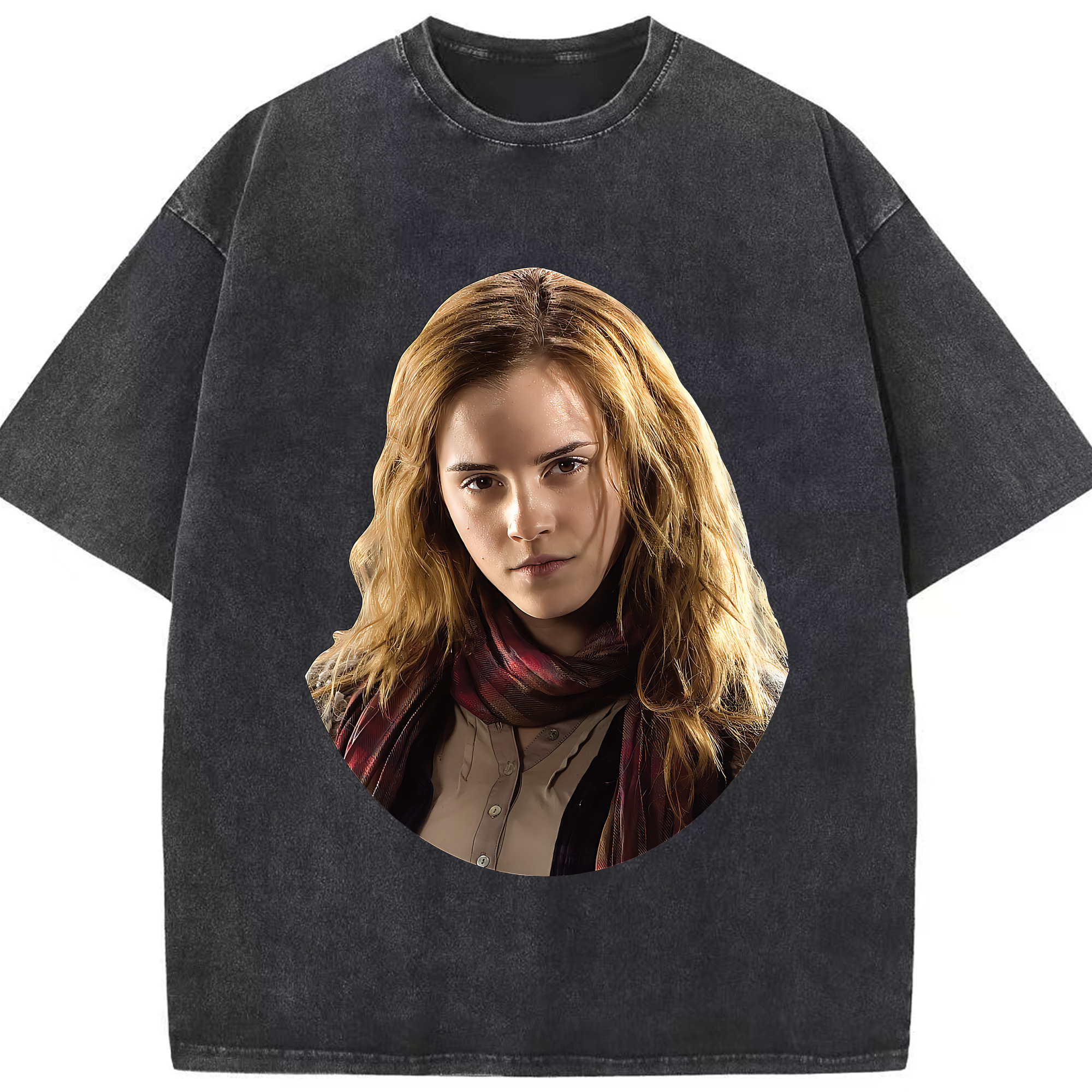 （画像用） Harry Potter ハリー・ポッターシリーズ 綿100% ヴィンテージ風 半袖Tシャツ（フロントプリント）