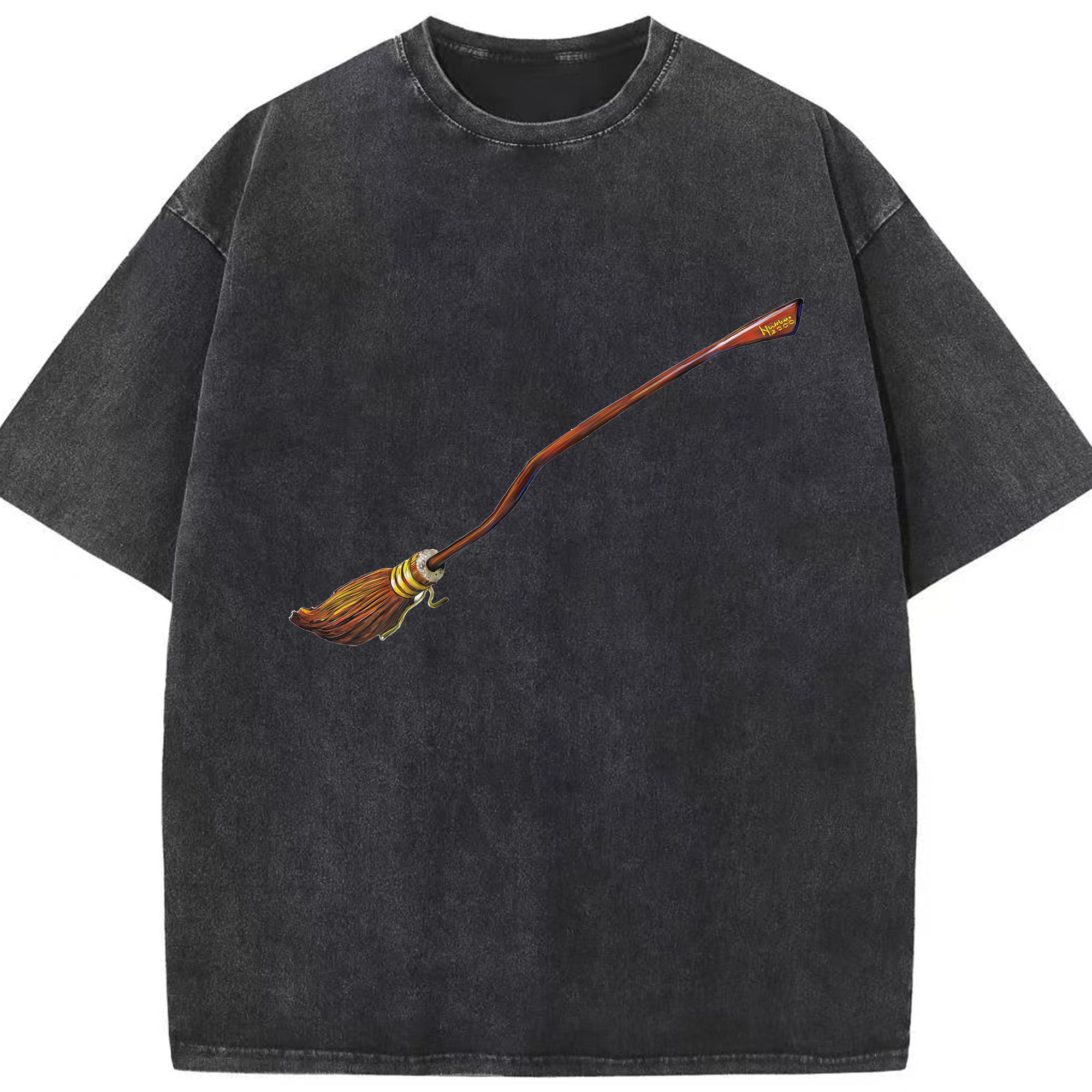 （画像用） Harry Potter ハリー・ポッターシリーズ 綿100% ヴィンテージ風 半袖Tシャツ（フロントプリント）