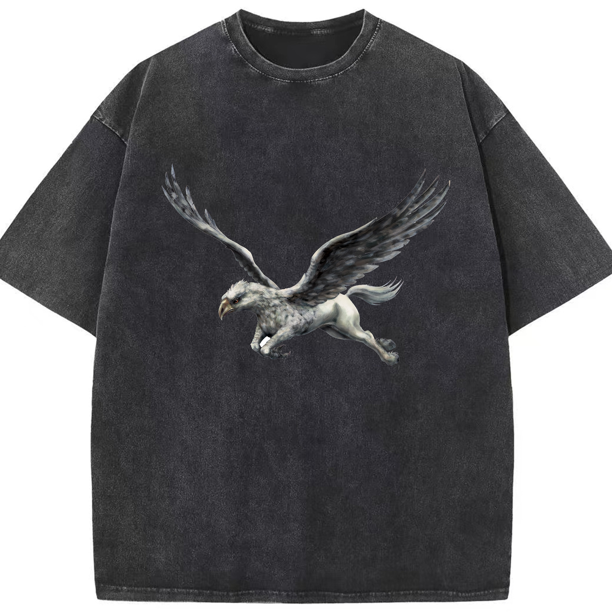 （画像用） Harry Potter ハリー・ポッターシリーズ 綿100% ヴィンテージ風 半袖Tシャツ（フロントプリント）