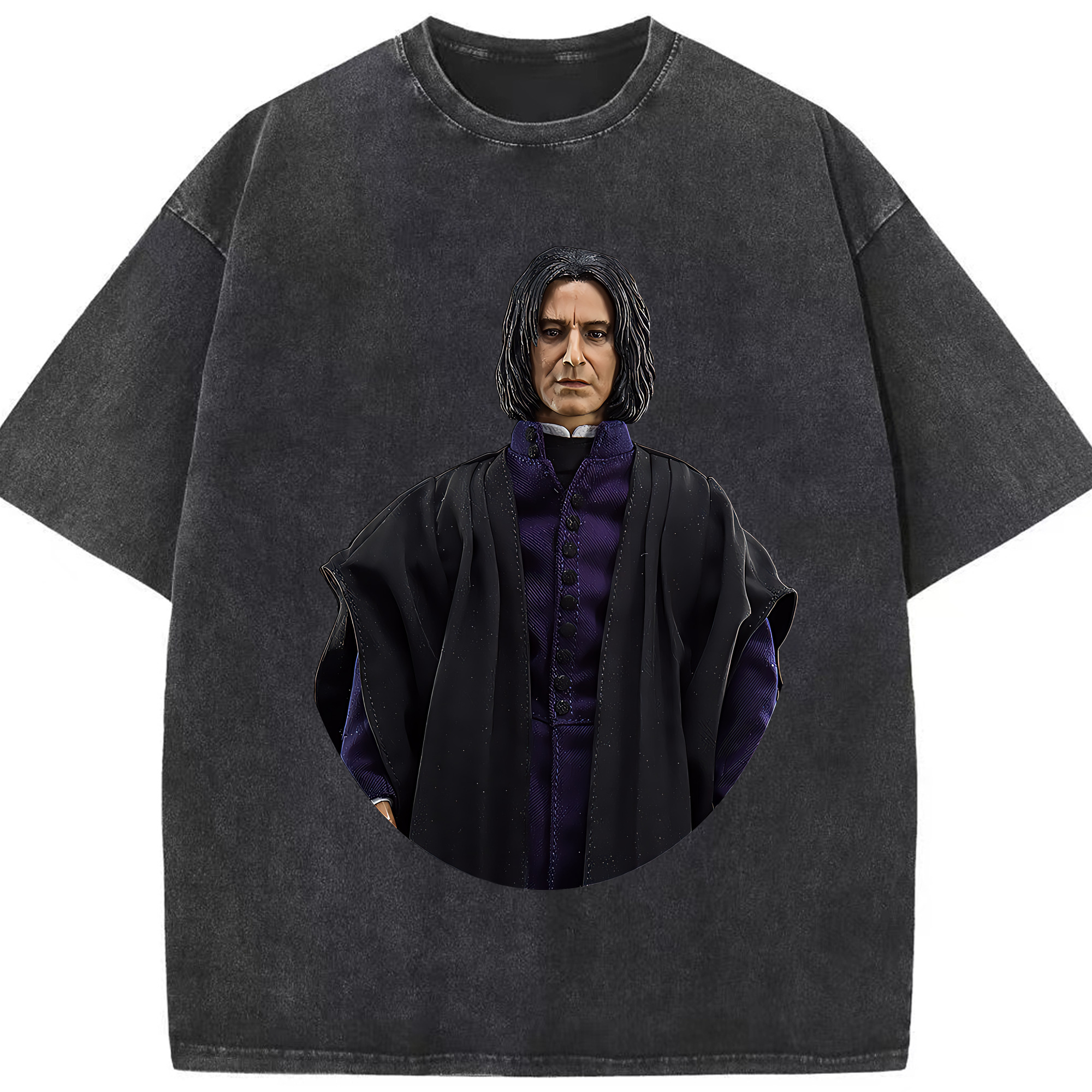 （画像用） Harry Potter ハリー・ポッターシリーズ 綿100% ヴィンテージ風 半袖Tシャツ（フロントプリント）