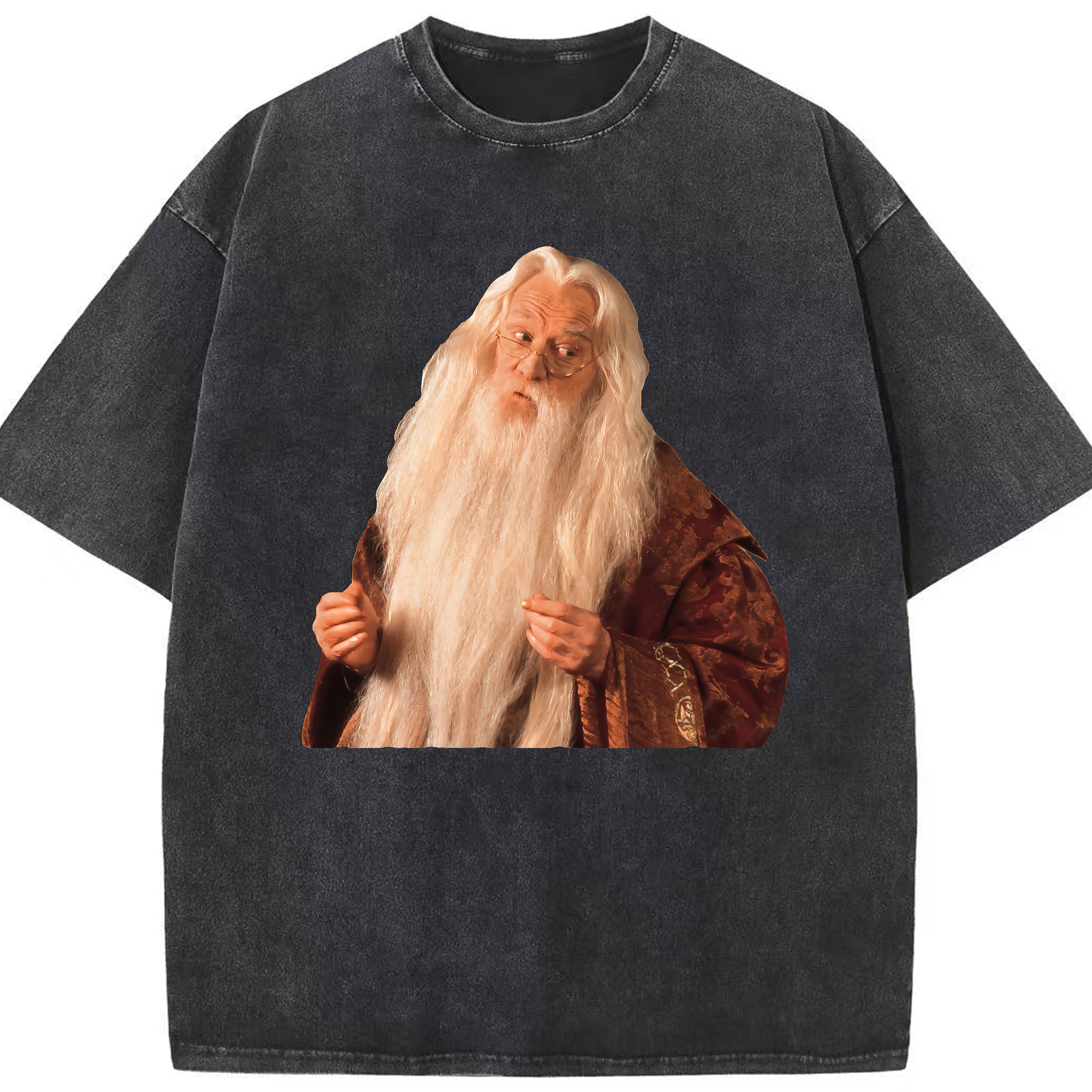 （画像用） Harry Potter ハリー・ポッターシリーズ 綿100% ヴィンテージ風 半袖Tシャツ（フロントプリント）