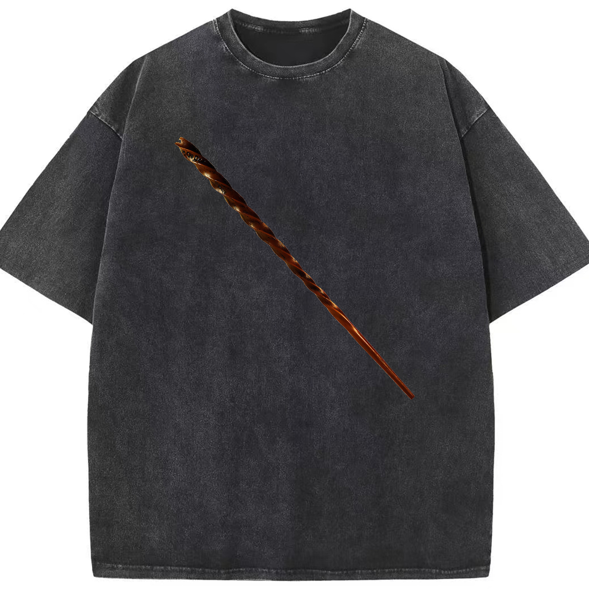 （画像用） Harry Potter ハリー・ポッターシリーズ 綿100% ヴィンテージ風 半袖Tシャツ（フロントプリント）