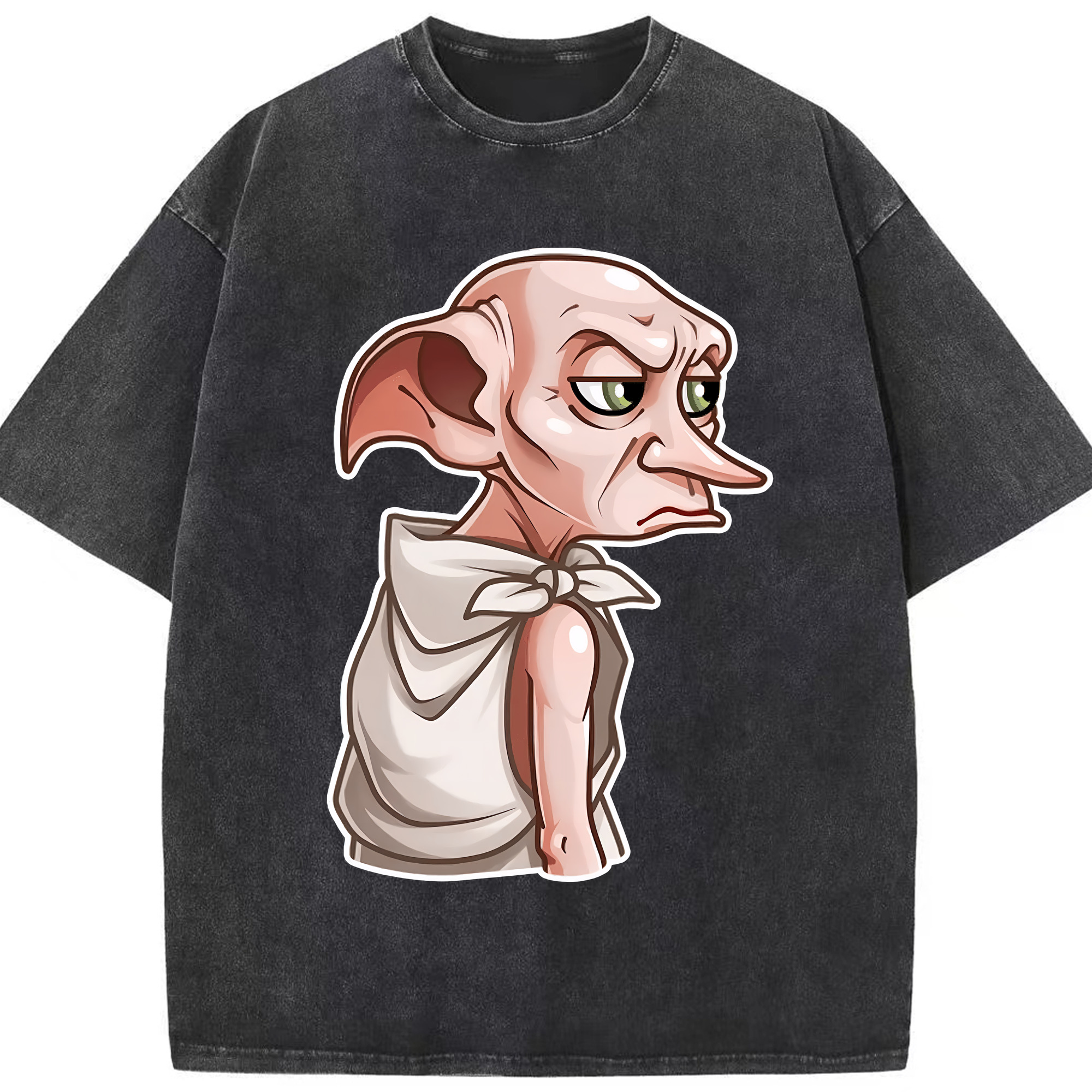 （画像用） Harry Potter ハリー・ポッターシリーズ 綿100% ヴィンテージ風 半袖Tシャツ（フロントプリント）