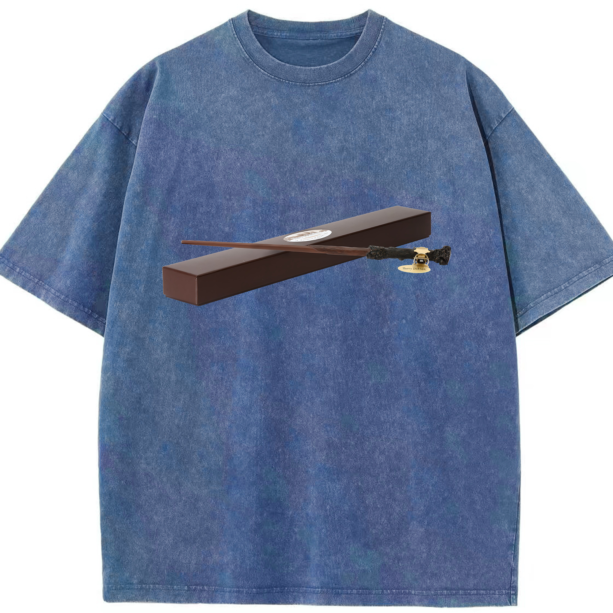 （画像用） Harry Potter ハリー・ポッターシリーズ 綿100% ヴィンテージ風 半袖Tシャツ（フロントプリント）