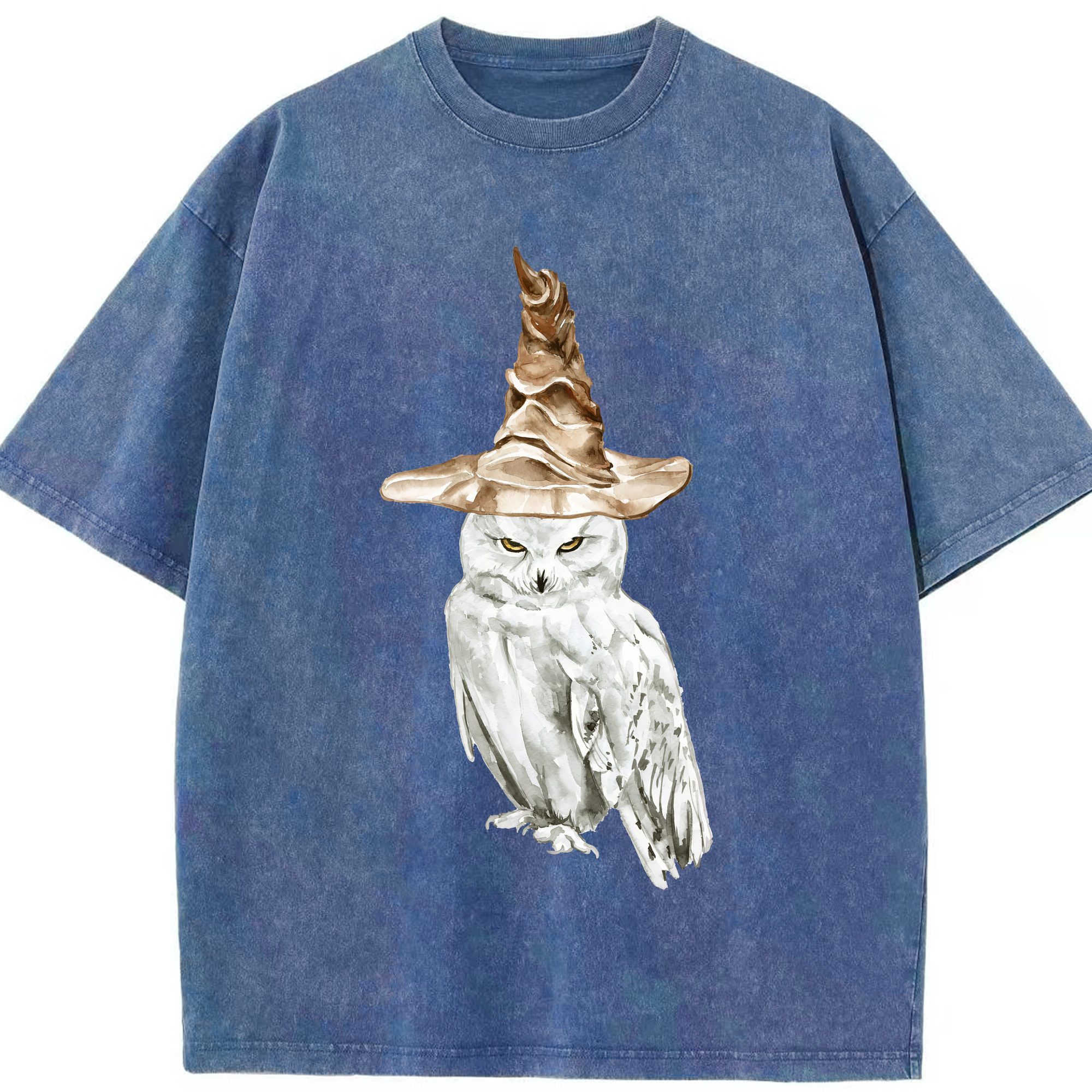 （画像用） Harry Potter ハリー・ポッターシリーズ 綿100% ヴィンテージ風 半袖Tシャツ（フロントプリント）