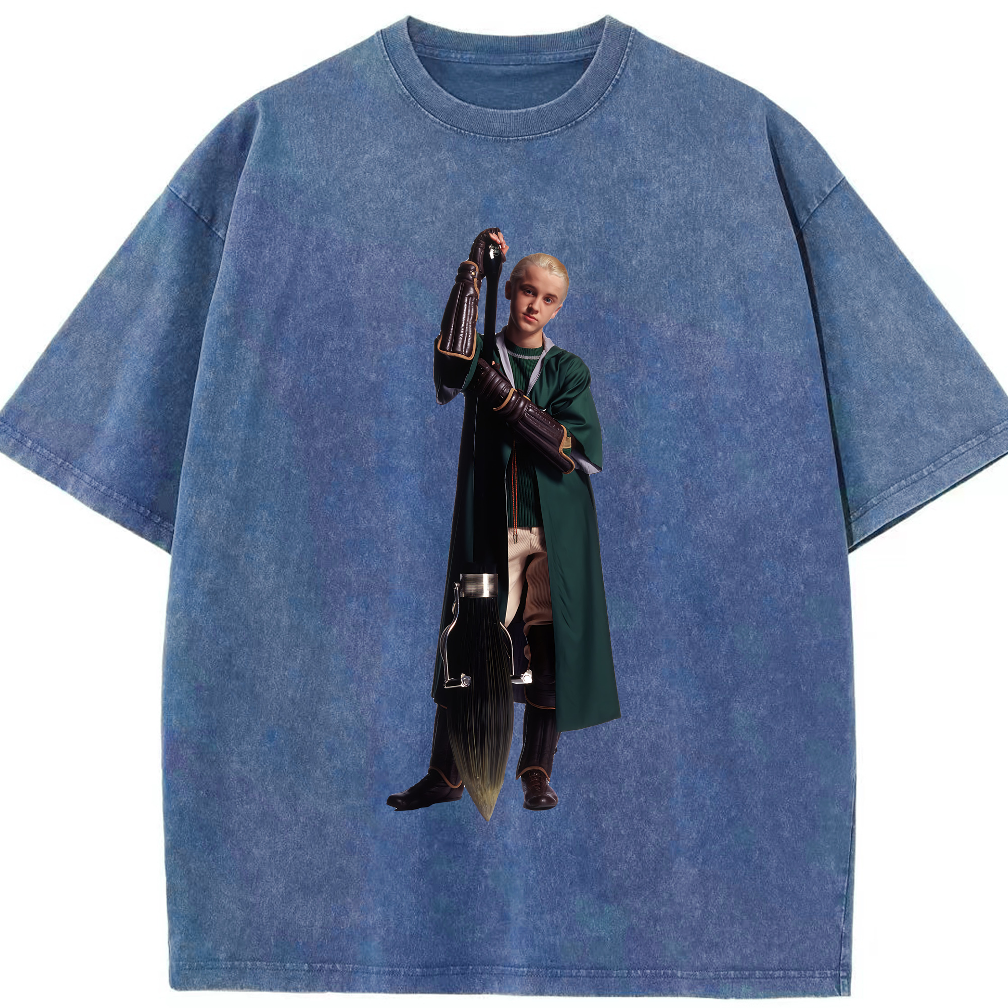 （画像用） Harry Potter ハリー・ポッターシリーズ 綿100% ヴィンテージ風 半袖Tシャツ（フロントプリント）