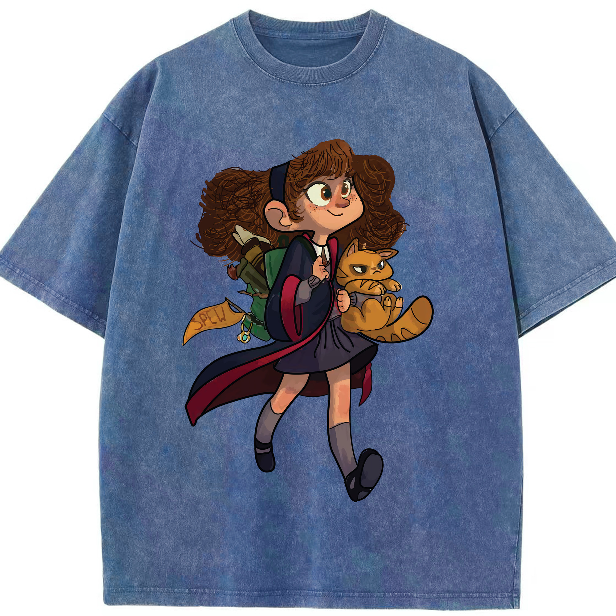 （画像用） Harry Potter ハリー・ポッターシリーズ 綿100% ヴィンテージ風 半袖Tシャツ（フロントプリント）