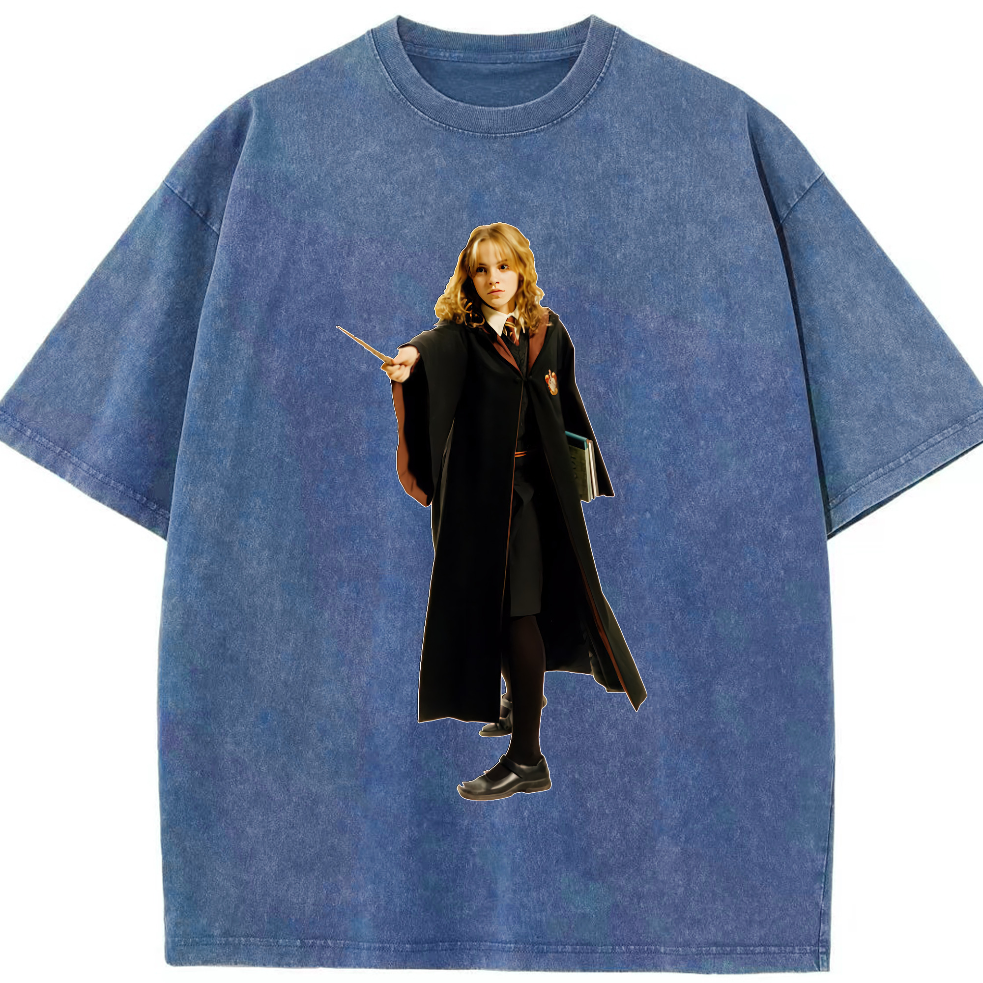 （画像用） Harry Potter ハリー・ポッターシリーズ 綿100% ヴィンテージ風 半袖Tシャツ（フロントプリント）