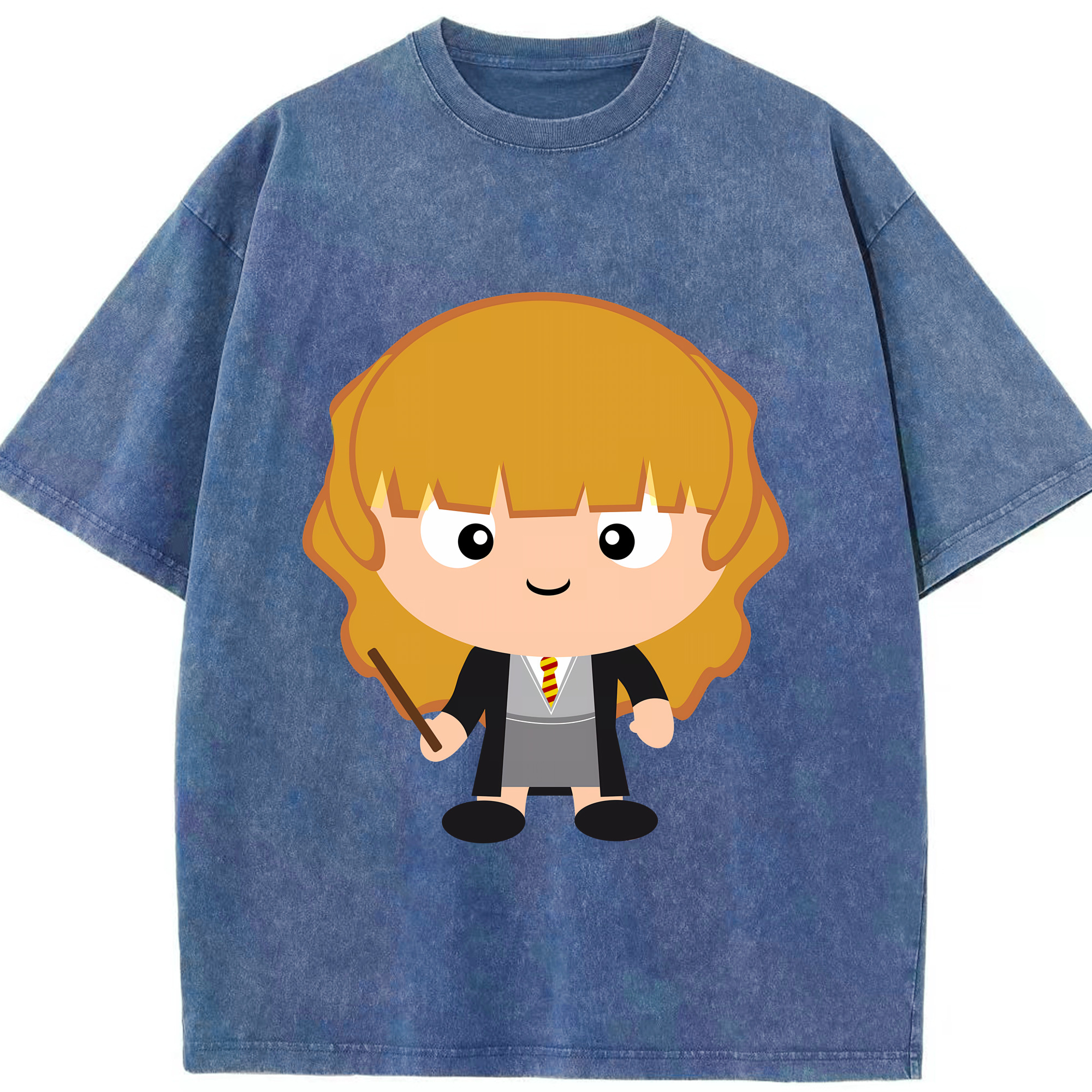 （画像用） Harry Potter ハリー・ポッターシリーズ 綿100% ヴィンテージ風 半袖Tシャツ（フロントプリント）