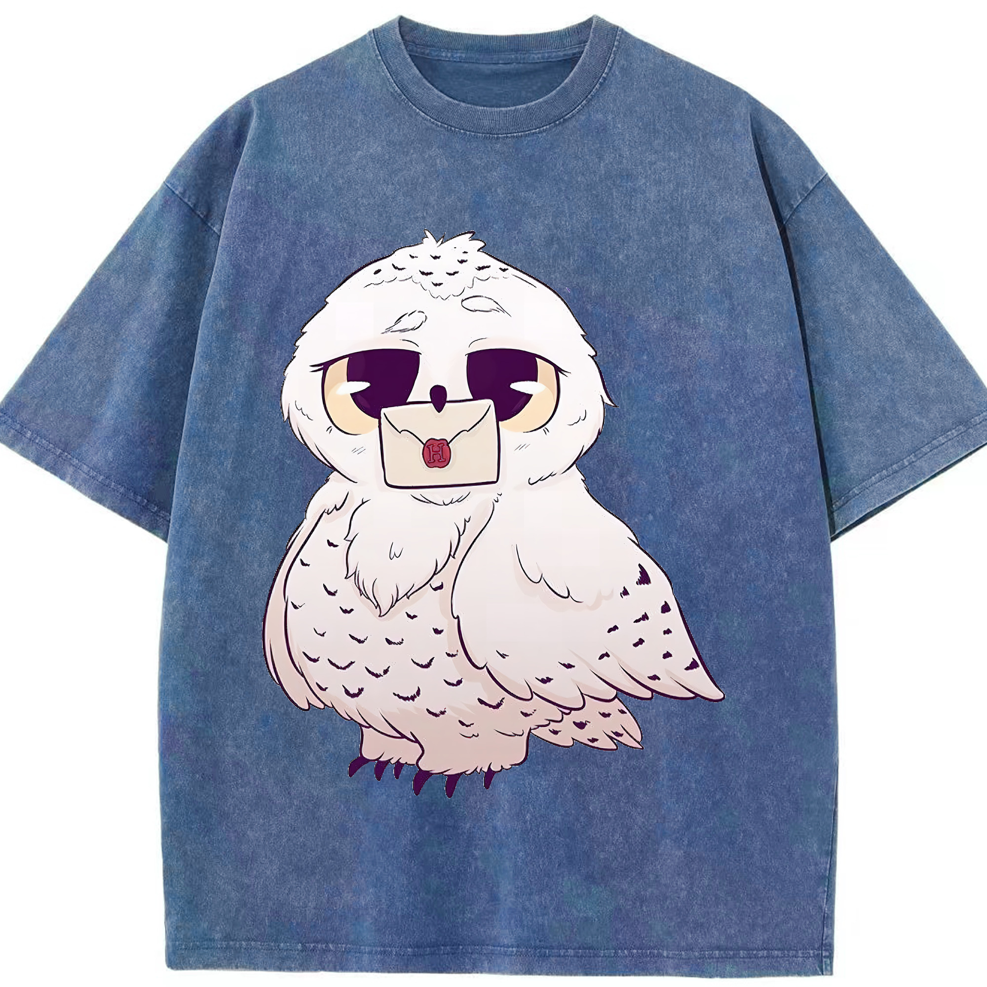 （画像用） Harry Potter ハリー・ポッターシリーズ 綿100% ヴィンテージ風 半袖Tシャツ（フロントプリント）