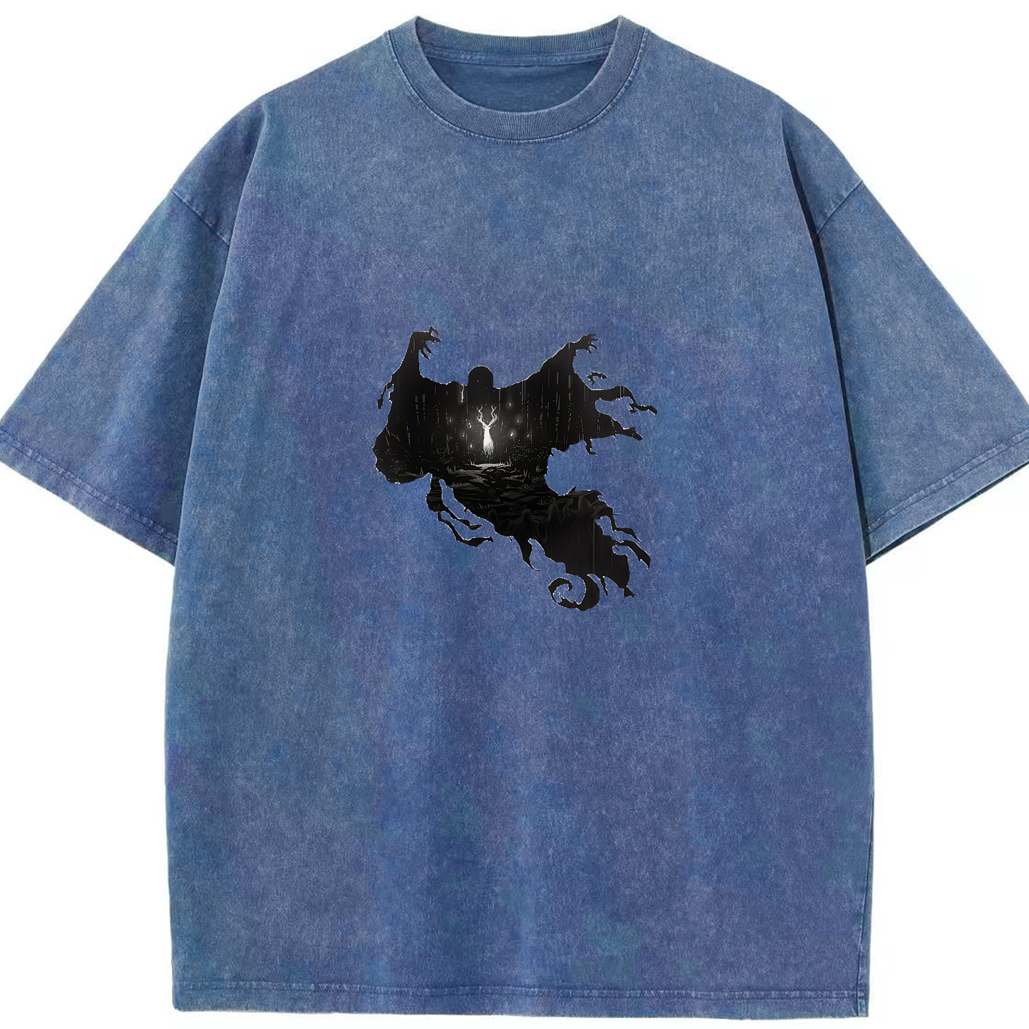 （画像用） Harry Potter ハリー・ポッターシリーズ 綿100% ヴィンテージ風 半袖Tシャツ（フロントプリント）
