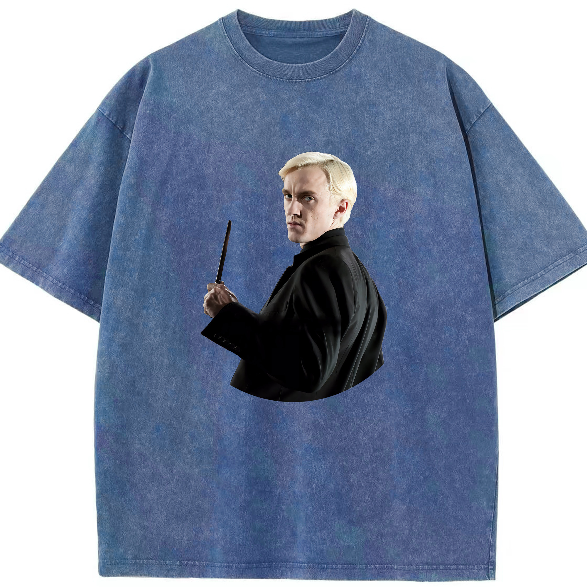 （画像用） Harry Potter ハリー・ポッターシリーズ 綿100% ヴィンテージ風 半袖Tシャツ（フロントプリント）
