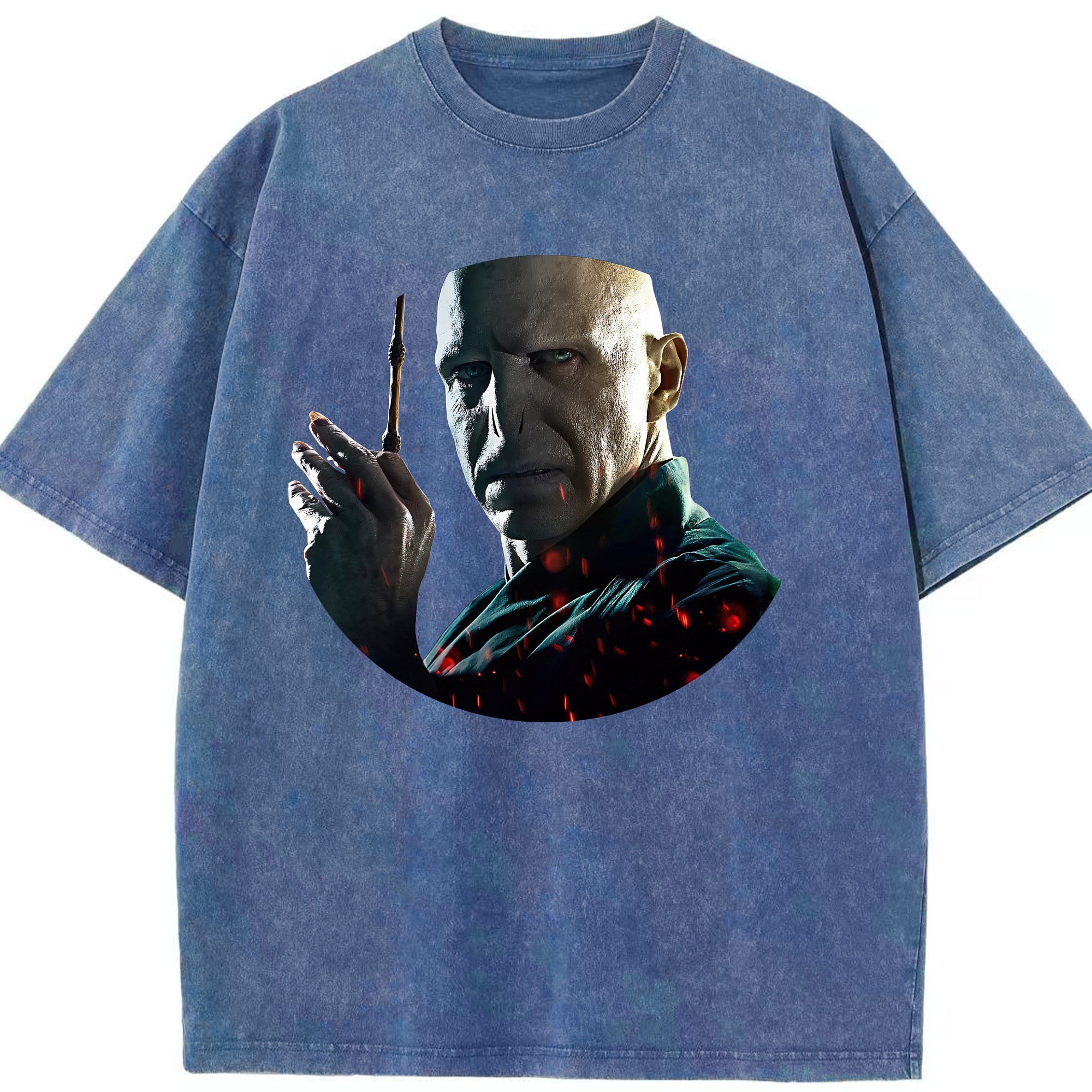 （画像用） Harry Potter ハリー・ポッターシリーズ 綿100% ヴィンテージ風 半袖Tシャツ（フロントプリント）
