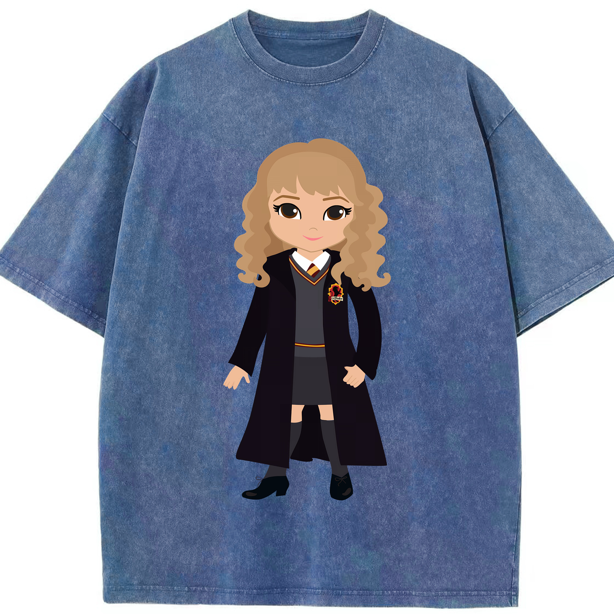 （画像用） Harry Potter ハリー・ポッターシリーズ 綿100% ヴィンテージ風 半袖Tシャツ（フロントプリント）