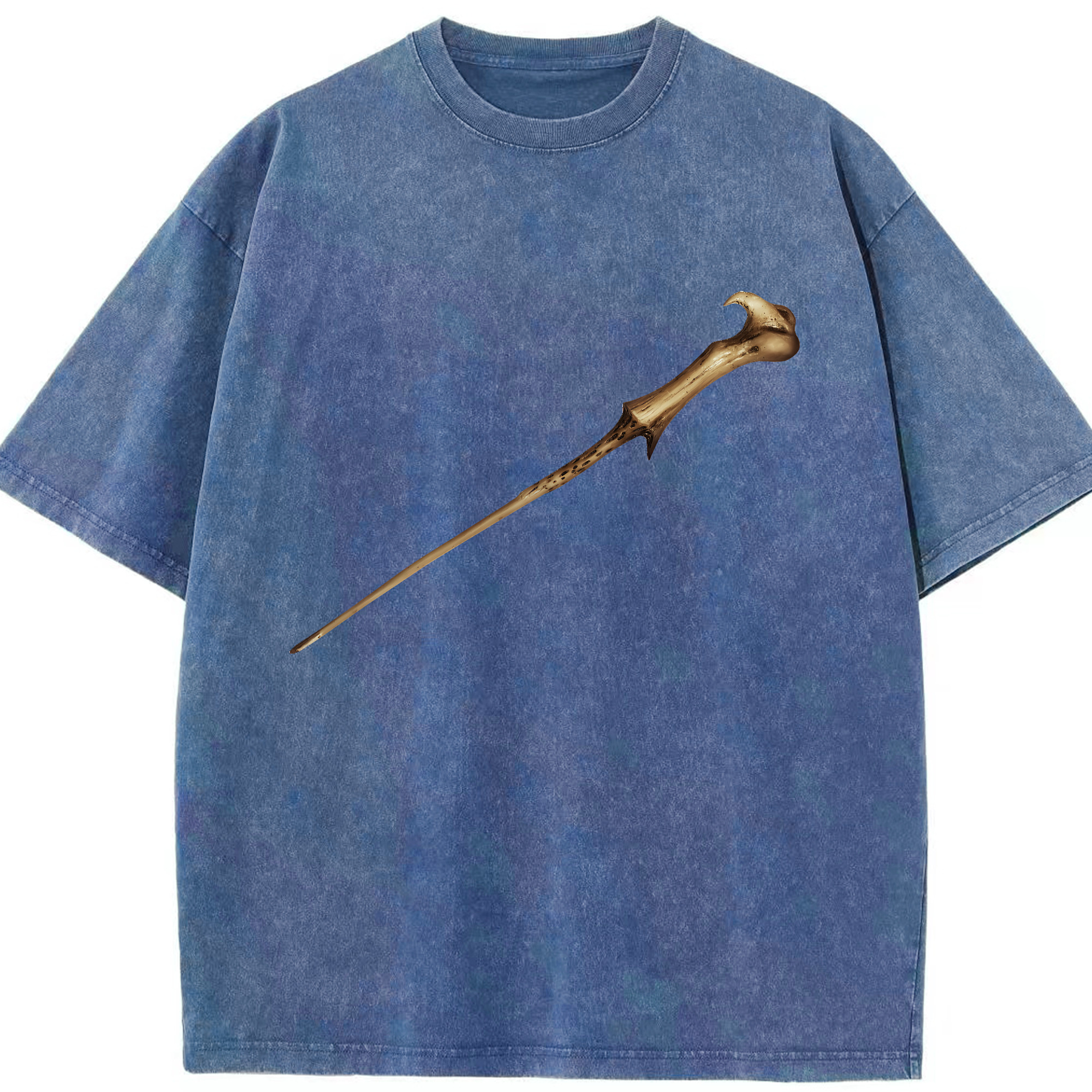 （画像用） Harry Potter ハリー・ポッターシリーズ 綿100% ヴィンテージ風 半袖Tシャツ（フロントプリント）