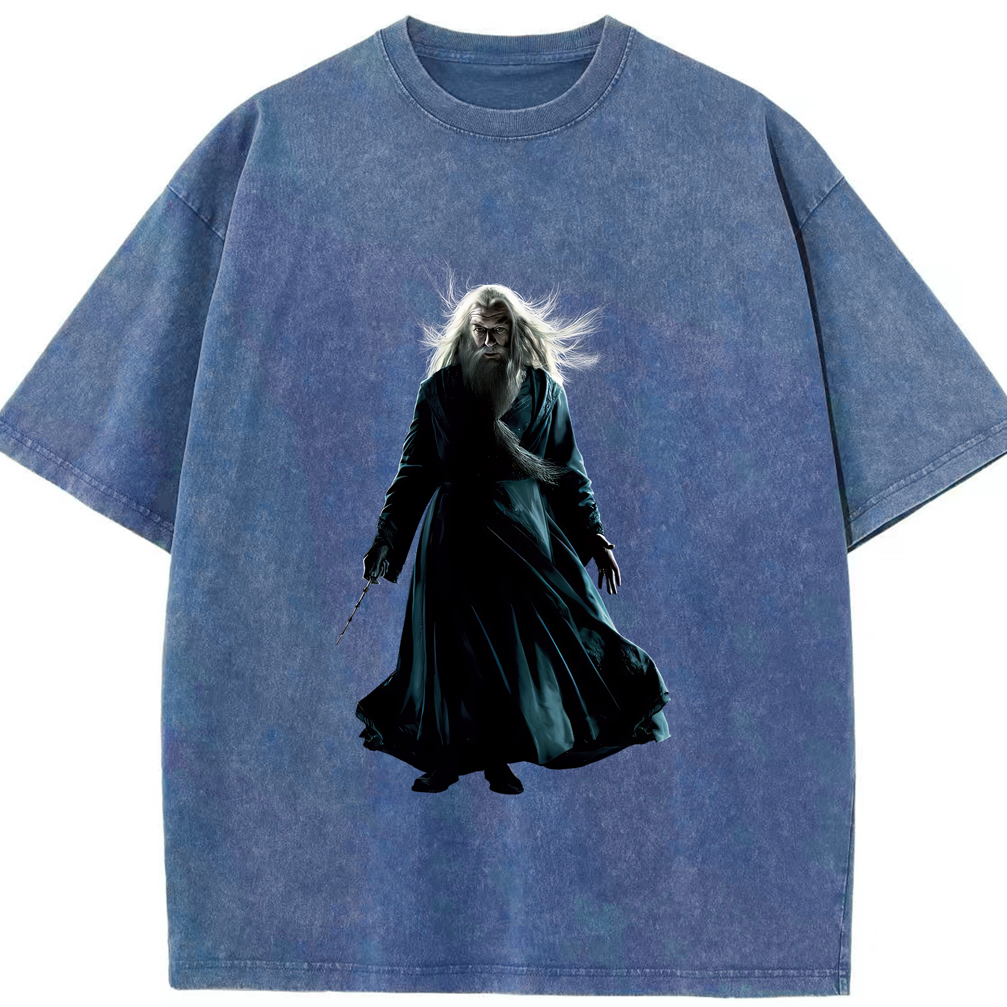 （画像用） Harry Potter ハリー・ポッターシリーズ 綿100% ヴィンテージ風 半袖Tシャツ（フロントプリント）