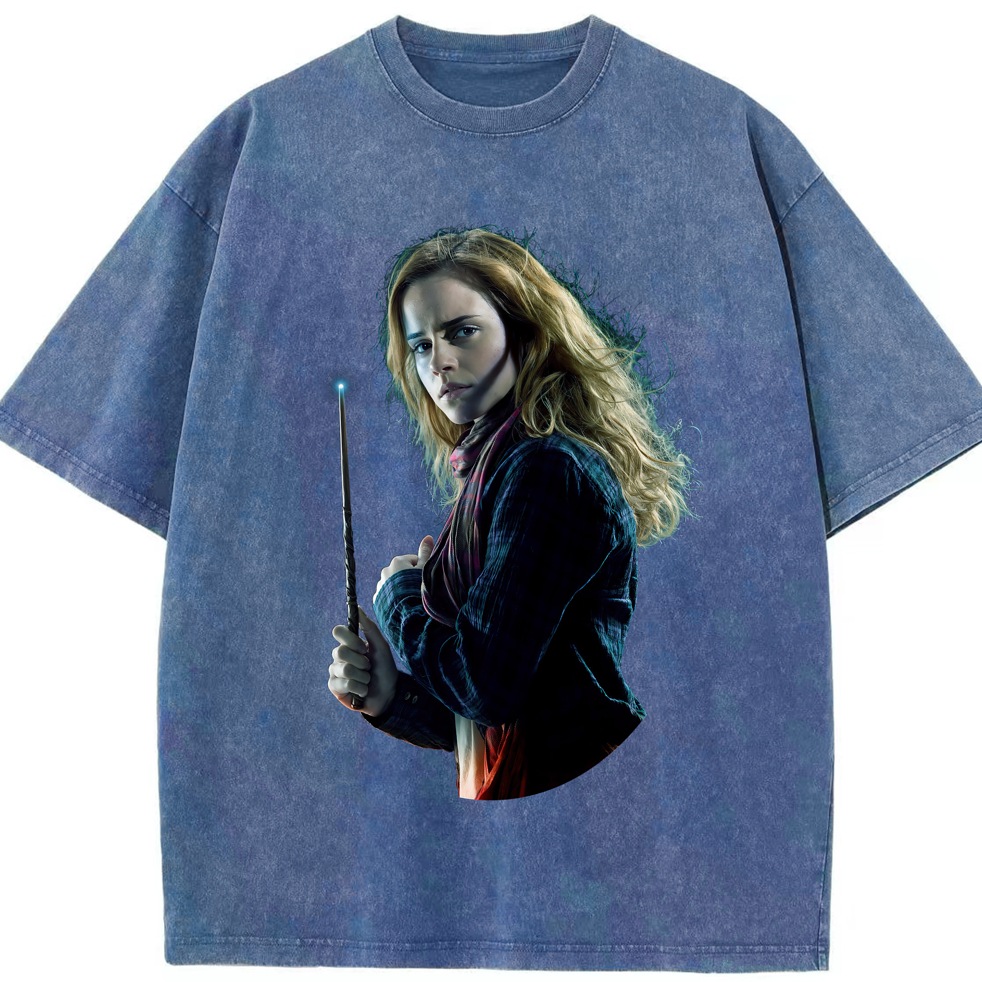 （画像用） Harry Potter ハリー・ポッターシリーズ 綿100% ヴィンテージ風 半袖Tシャツ（フロントプリント）
