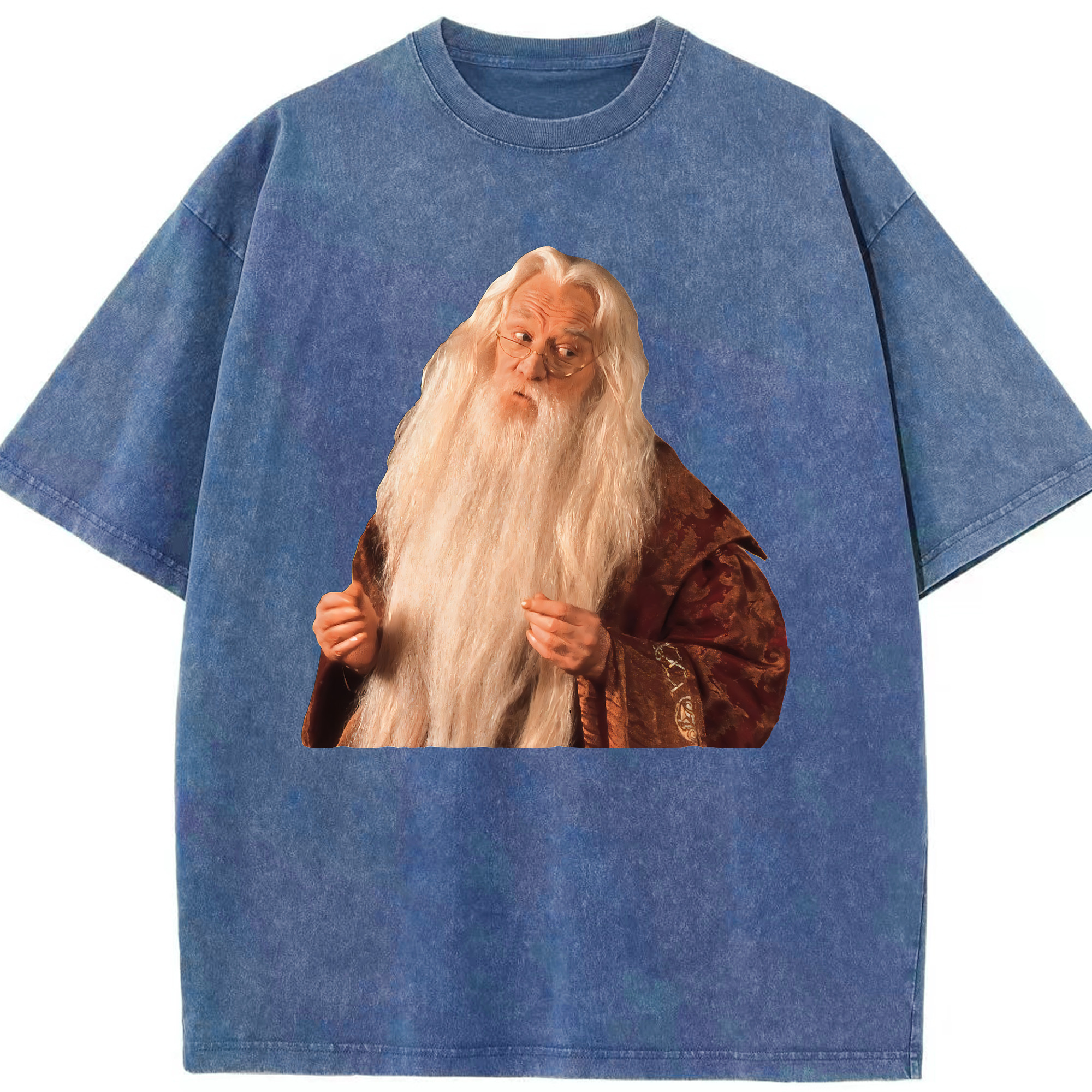 （画像用） Harry Potter ハリー・ポッターシリーズ 綿100% ヴィンテージ風 半袖Tシャツ（フロントプリント）
