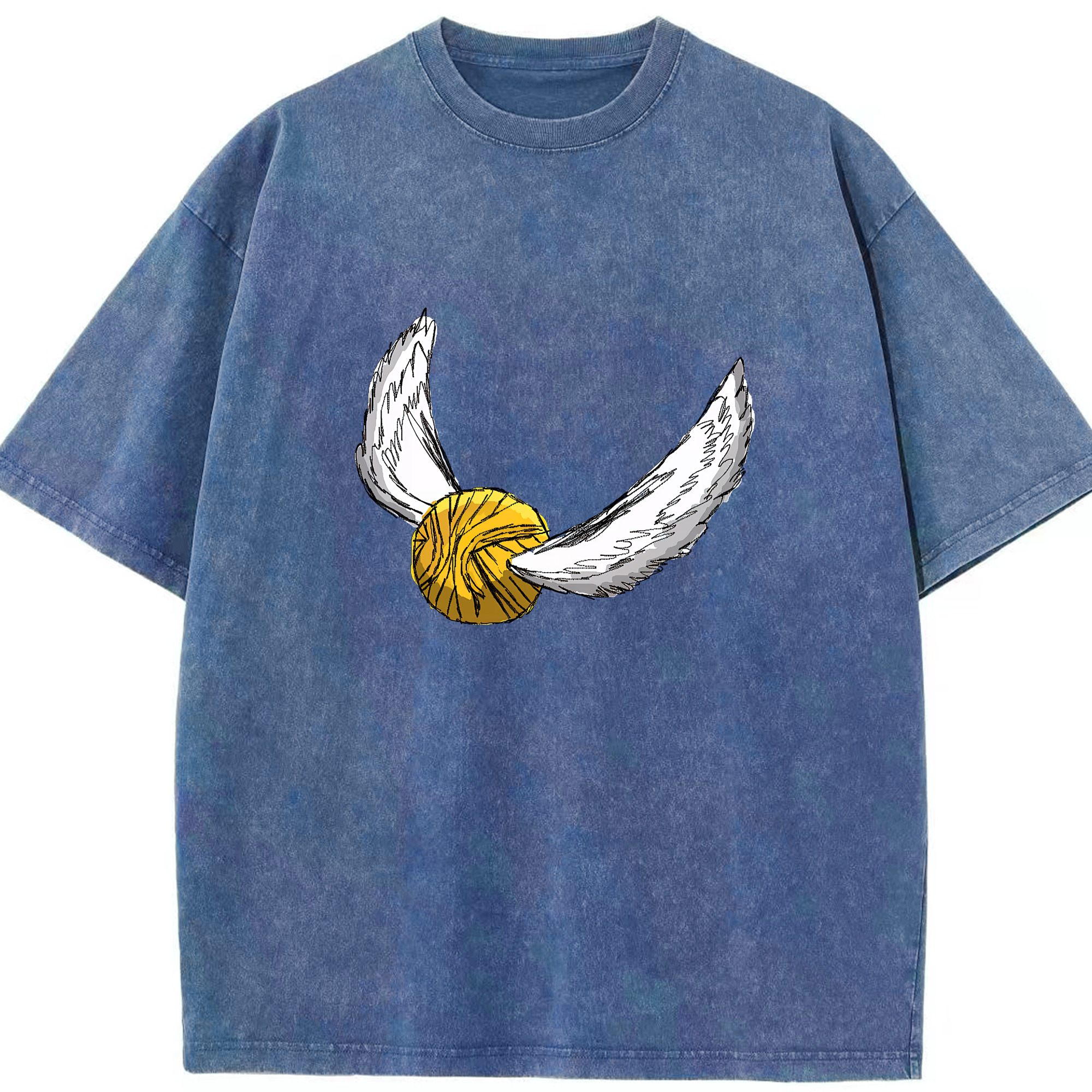 （画像用） Harry Potter ハリー・ポッターシリーズ 綿100% ヴィンテージ風 半袖Tシャツ（フロントプリント）