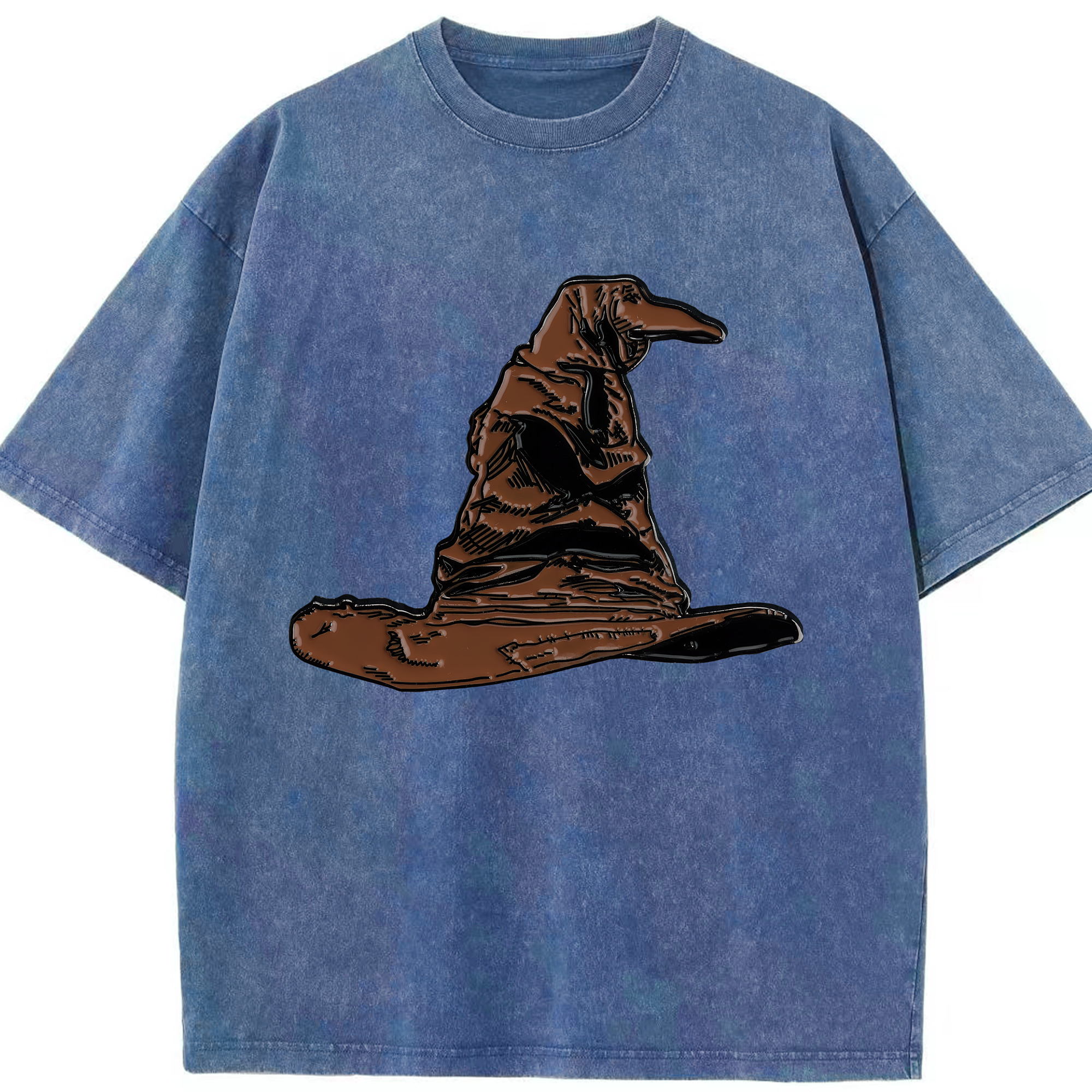 （画像用） Harry Potter ハリー・ポッターシリーズ 綿100% ヴィンテージ風 半袖Tシャツ（フロントプリント）