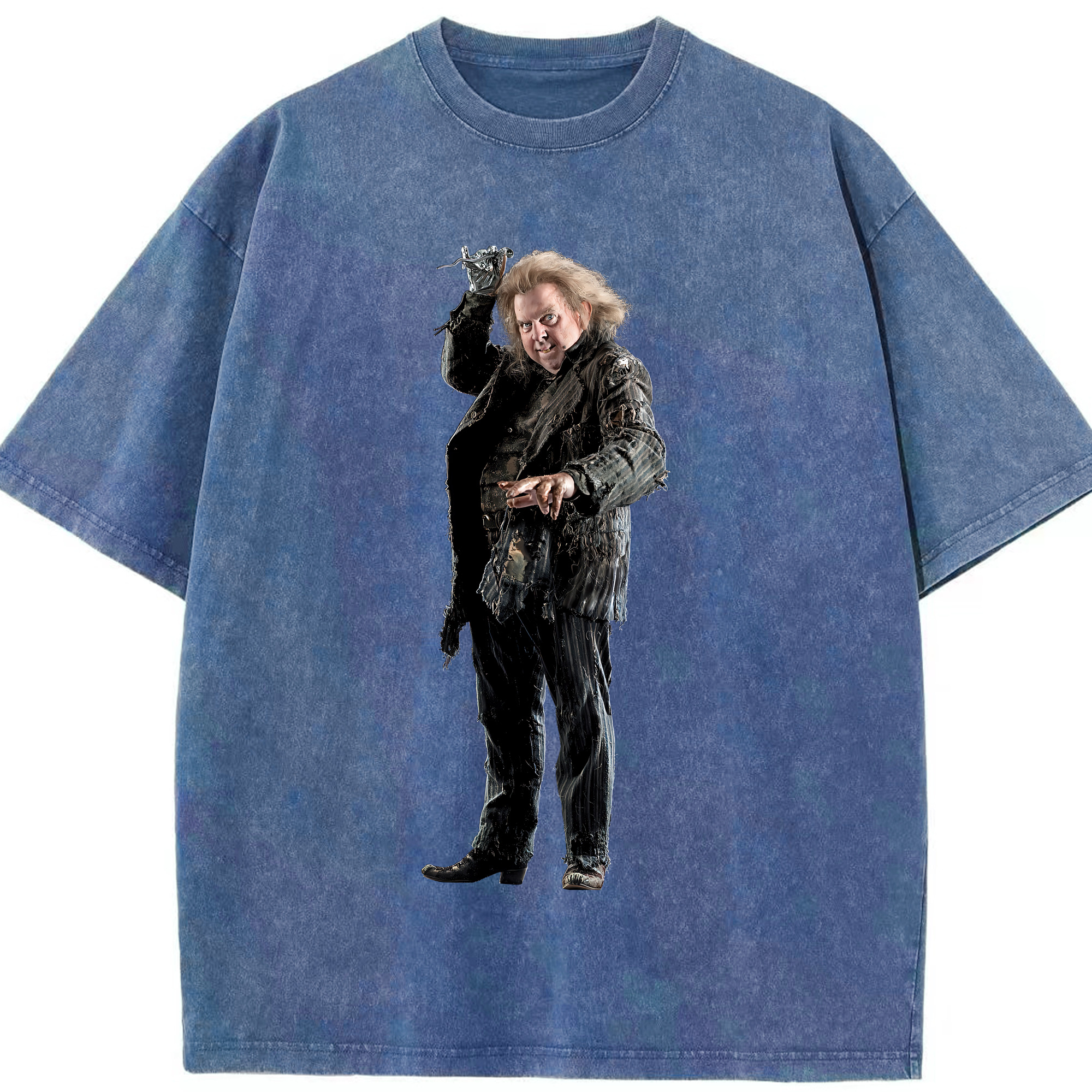 （画像用） Harry Potter ハリー・ポッターシリーズ 綿100% ヴィンテージ風 半袖Tシャツ（フロントプリント）