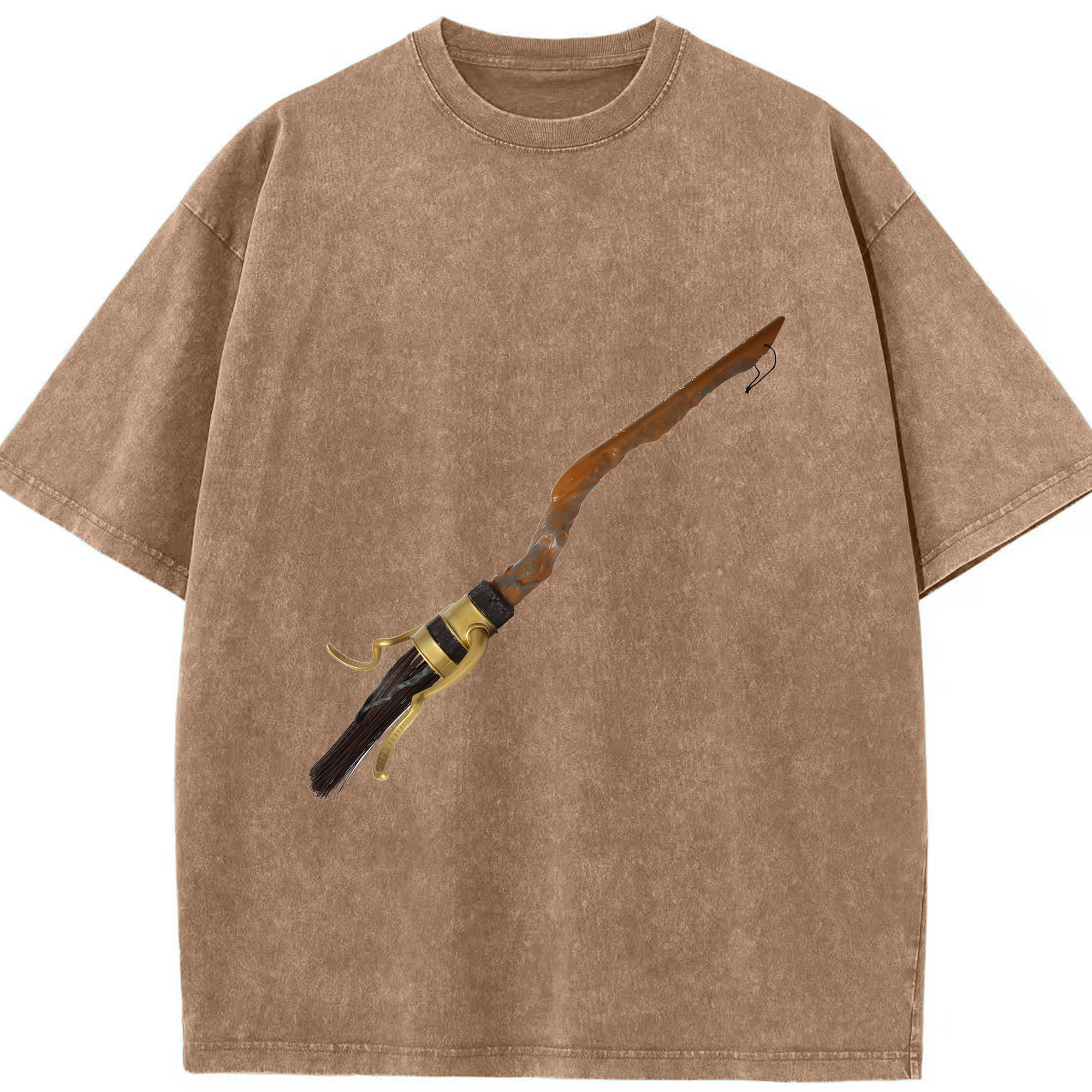 （画像用） Harry Potter ハリー・ポッターシリーズ 綿100% ヴィンテージ風 半袖Tシャツ（フロントプリント）
