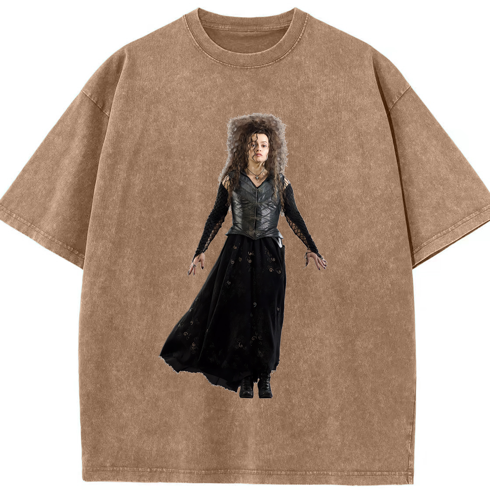 （画像用） Harry Potter ハリー・ポッターシリーズ 綿100% ヴィンテージ風 半袖Tシャツ（フロントプリント）