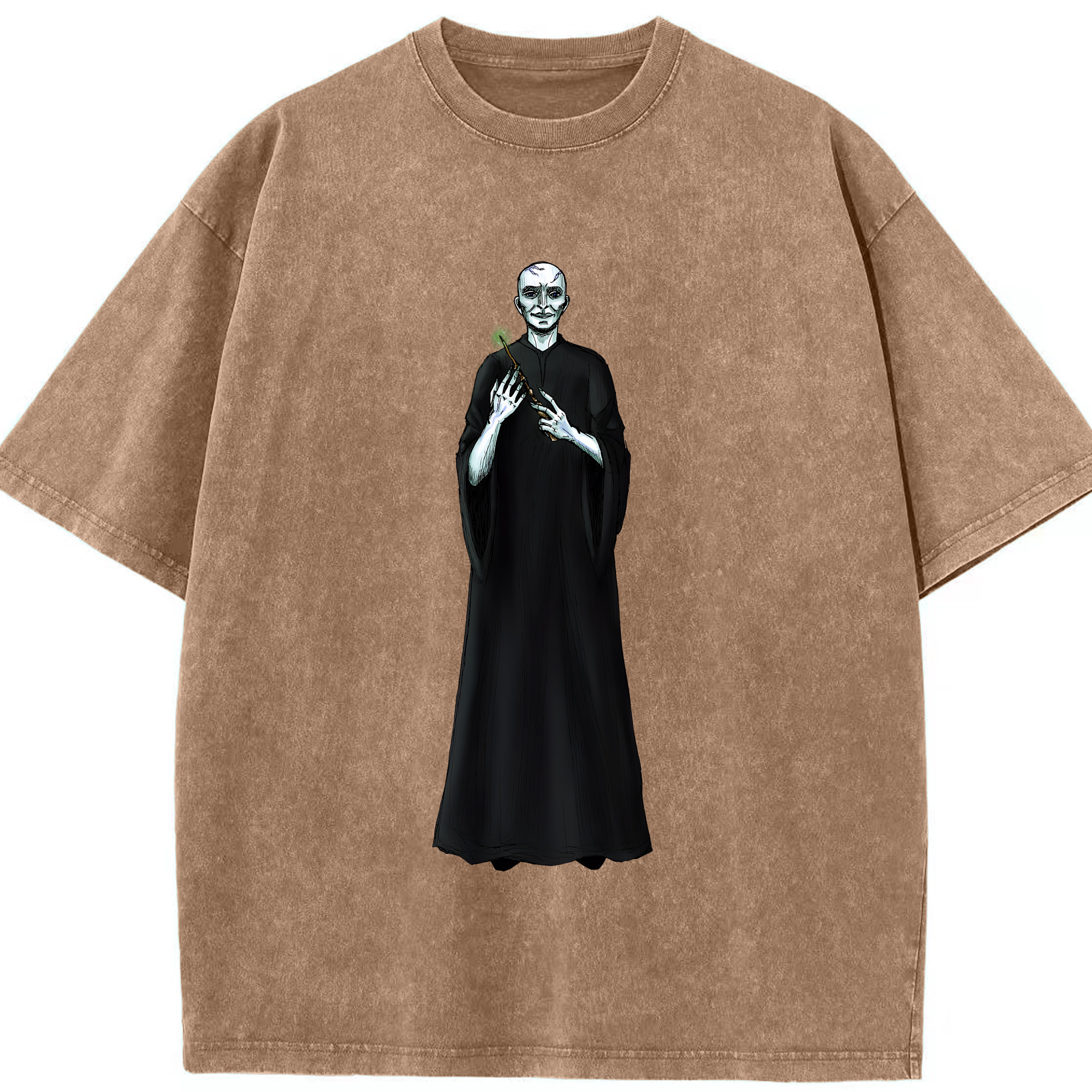 （画像用） Harry Potter ハリー・ポッターシリーズ 綿100% ヴィンテージ風 半袖Tシャツ（フロントプリント）