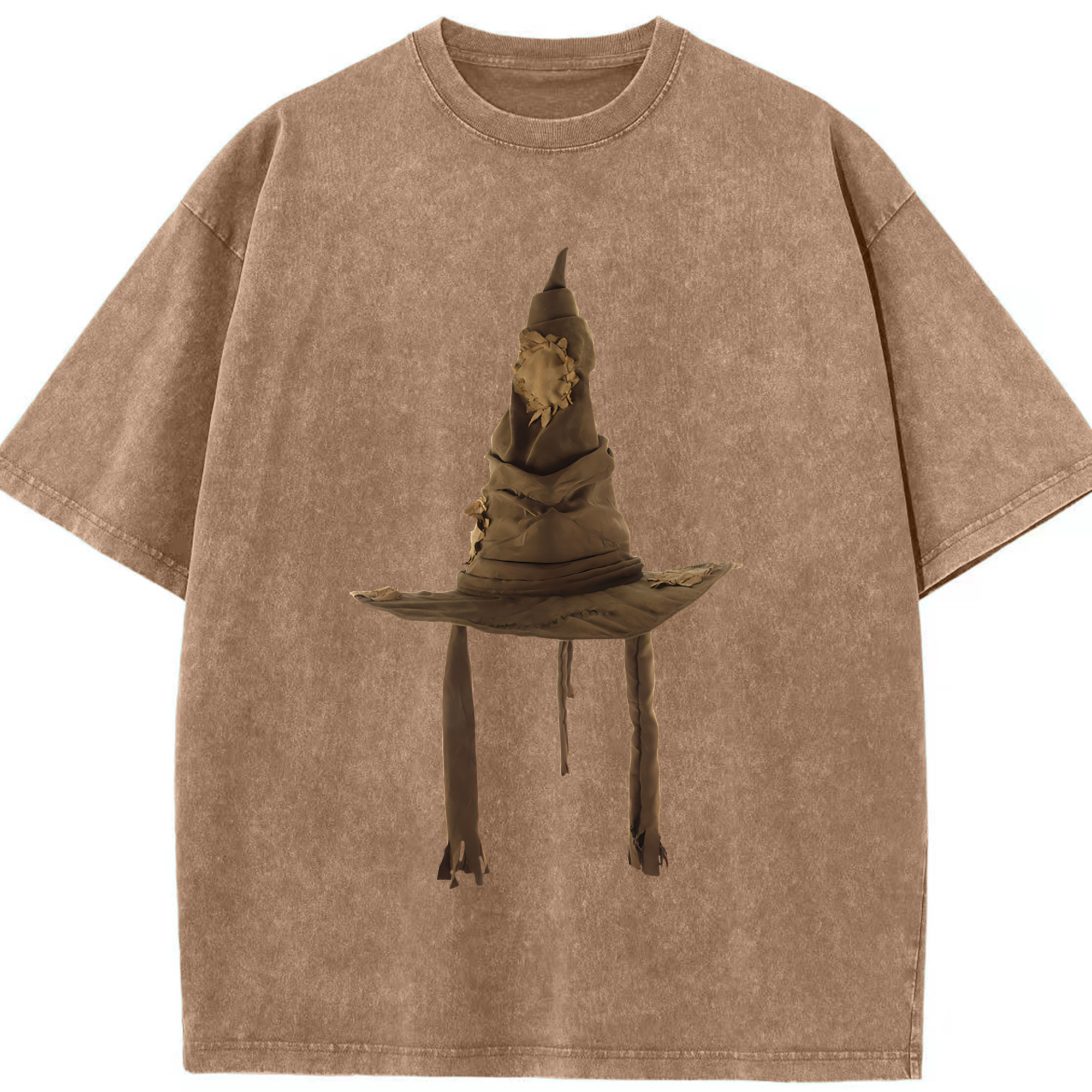 （画像用） Harry Potter ハリー・ポッターシリーズ 綿100% ヴィンテージ風 半袖Tシャツ（フロントプリント）