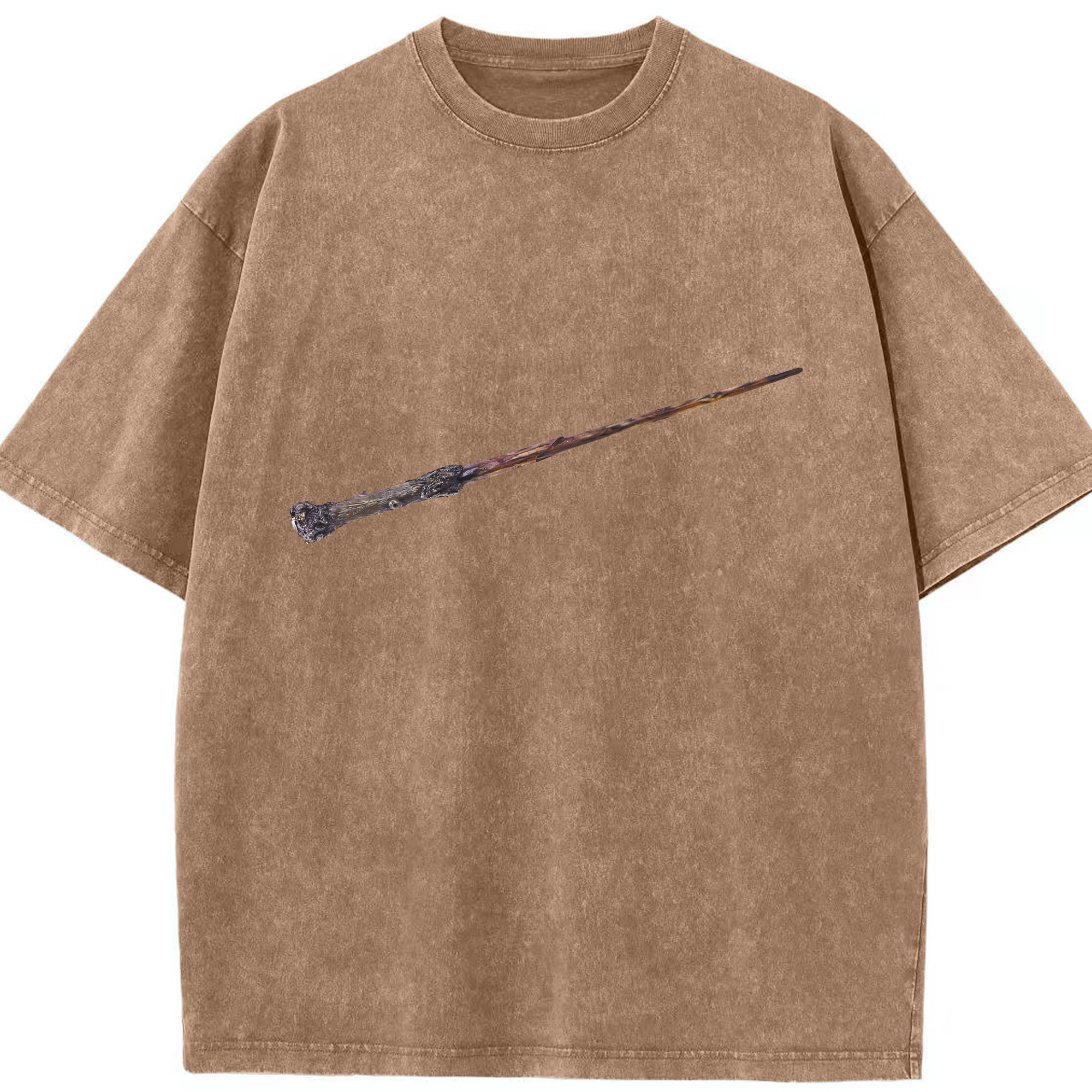 （画像用） Harry Potter ハリー・ポッターシリーズ 綿100% ヴィンテージ風 半袖Tシャツ（フロントプリント）