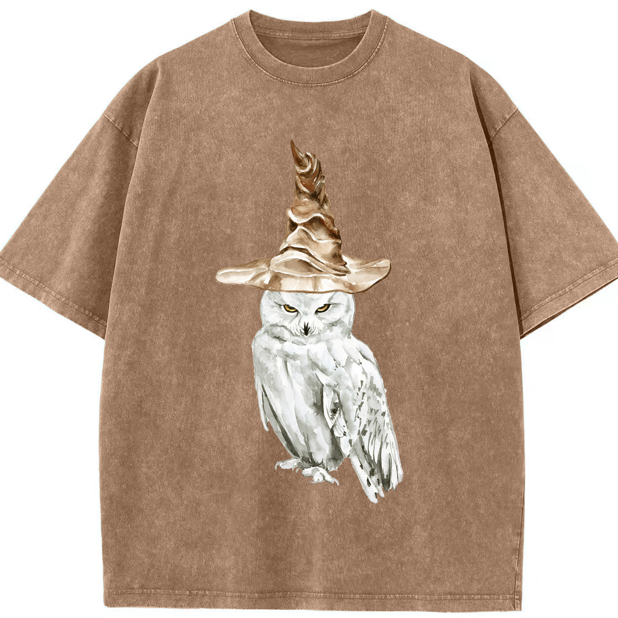 （画像用） Harry Potter ハリー・ポッターシリーズ 綿100% ヴィンテージ風 半袖Tシャツ（フロントプリント）