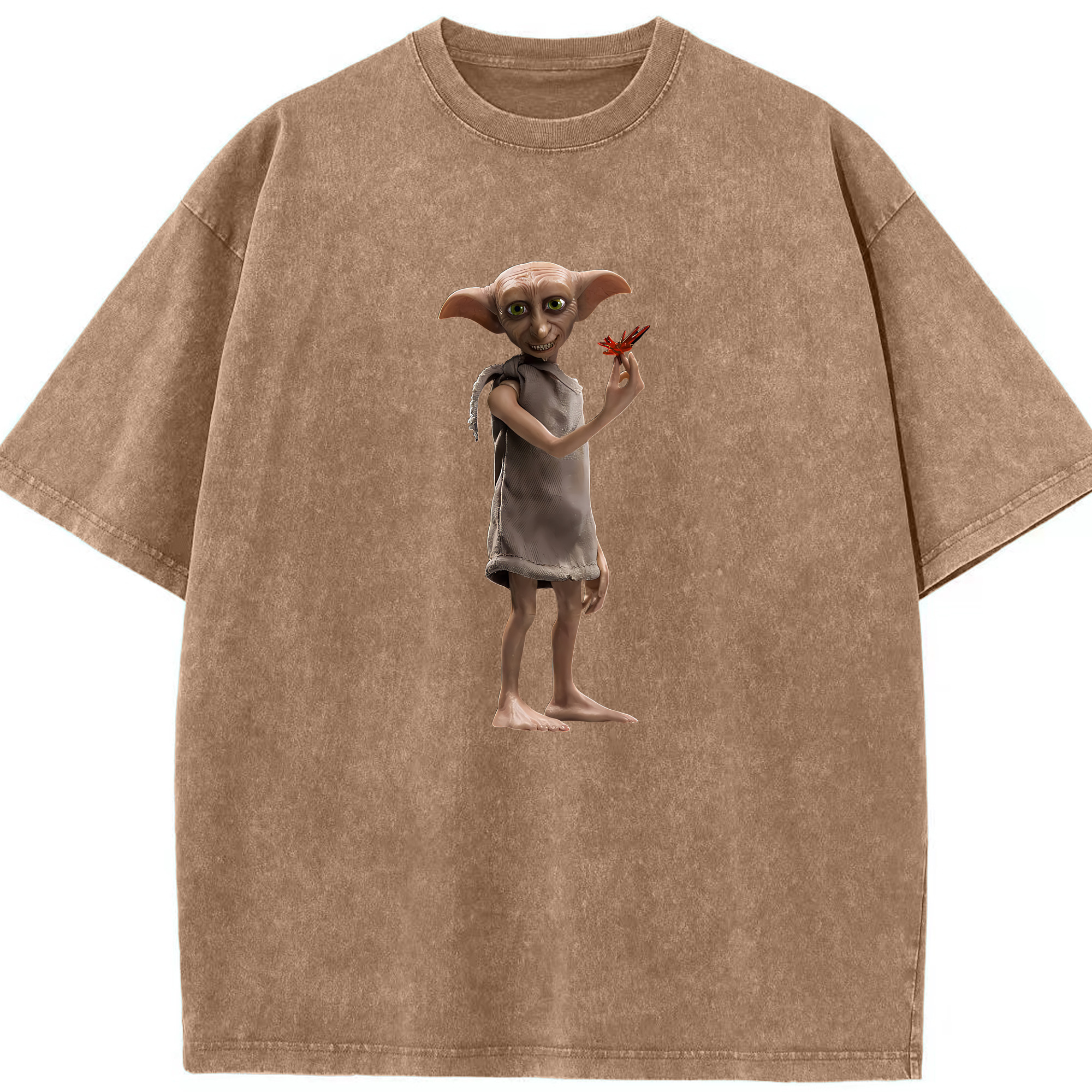 （画像用） Harry Potter ハリー・ポッターシリーズ 綿100% ヴィンテージ風 半袖Tシャツ（フロントプリント）