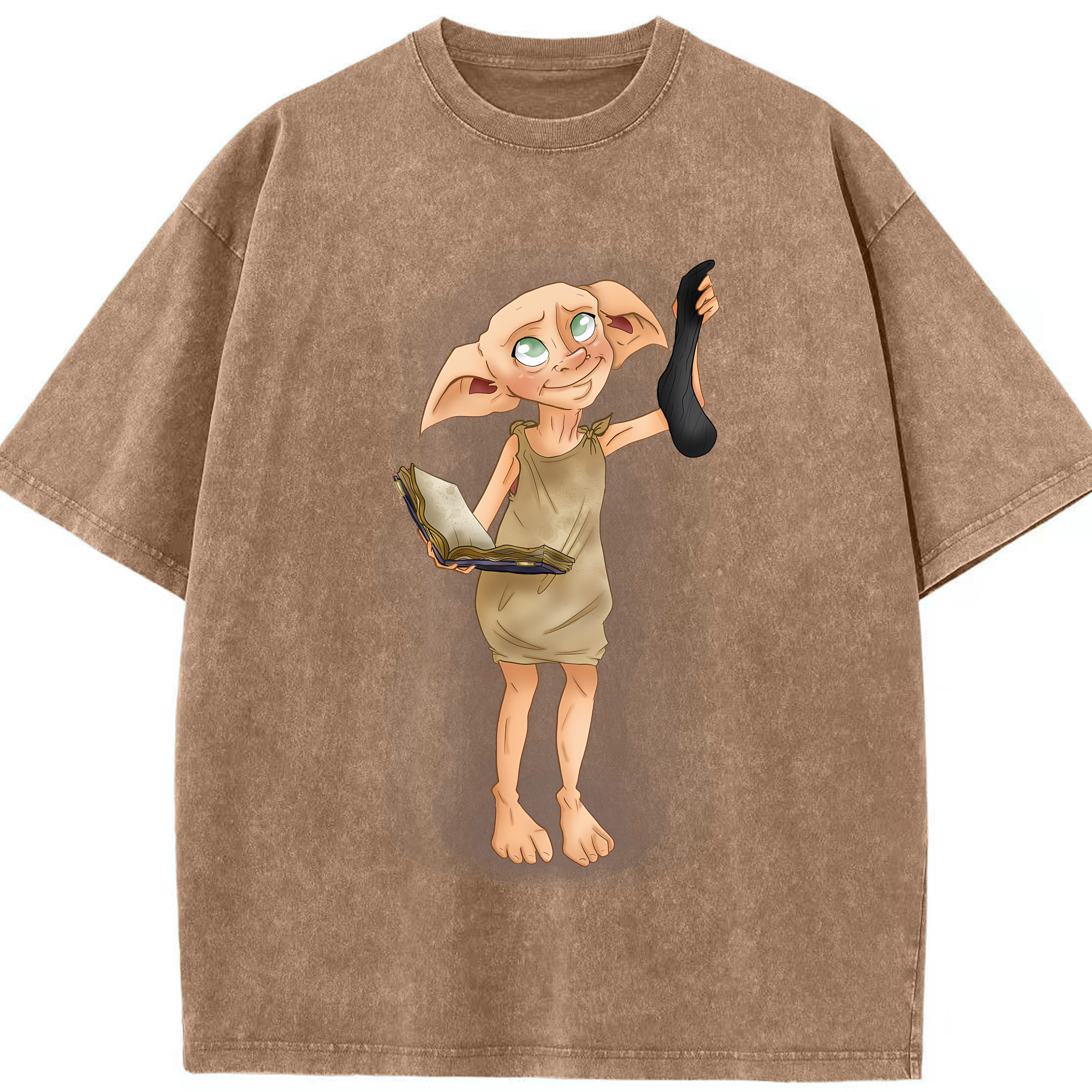 （画像用） Harry Potter ハリー・ポッターシリーズ 綿100% ヴィンテージ風 半袖Tシャツ（フロントプリント）