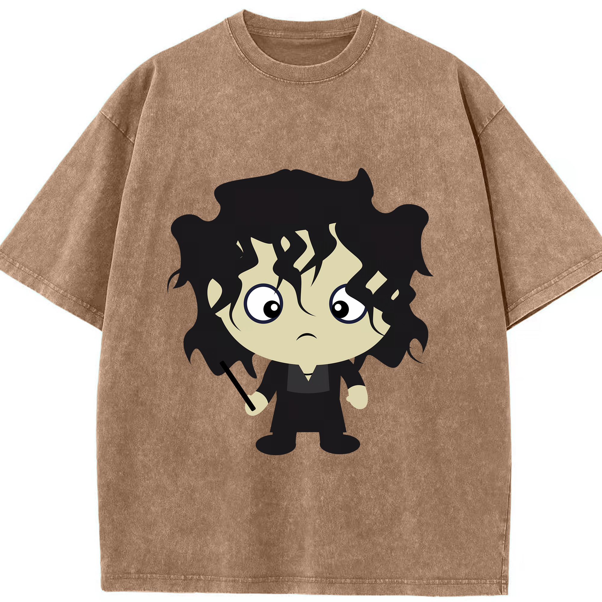 （画像用） Harry Potter ハリー・ポッターシリーズ 綿100% ヴィンテージ風 半袖Tシャツ（フロントプリント）