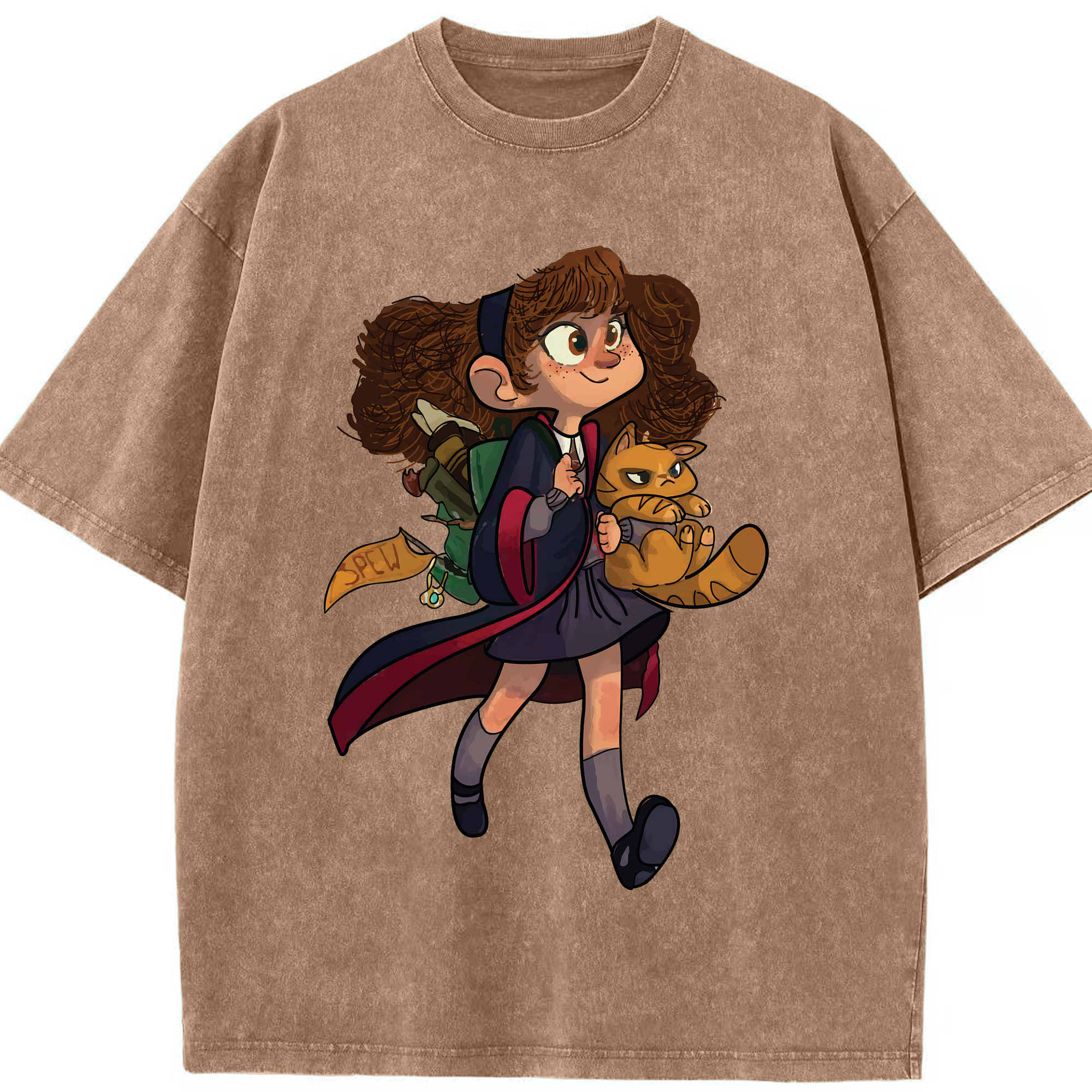 （画像用） Harry Potter ハリー・ポッターシリーズ 綿100% ヴィンテージ風 半袖Tシャツ（フロントプリント）