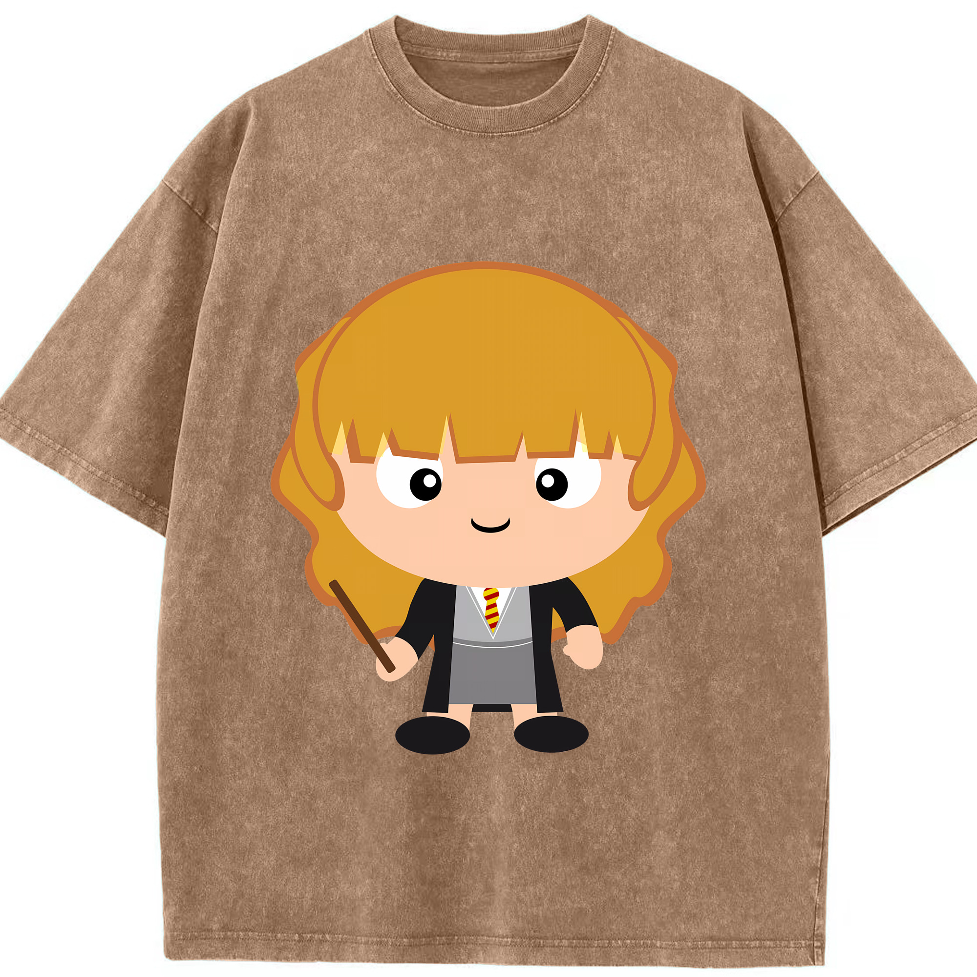 （画像用） Harry Potter ハリー・ポッターシリーズ 綿100% ヴィンテージ風 半袖Tシャツ（フロントプリント）
