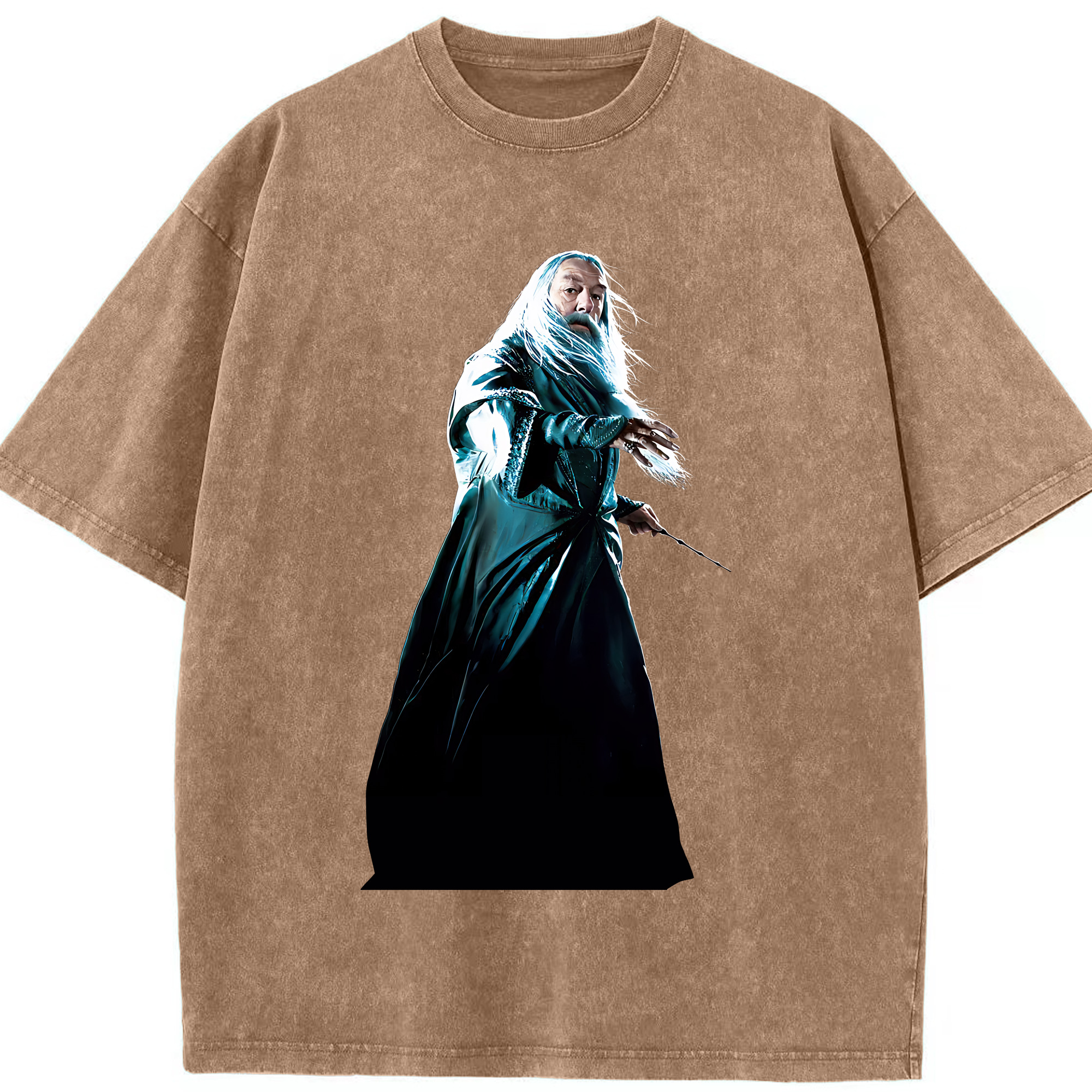 （画像用） Harry Potter ハリー・ポッターシリーズ 綿100% ヴィンテージ風 半袖Tシャツ（フロントプリント）