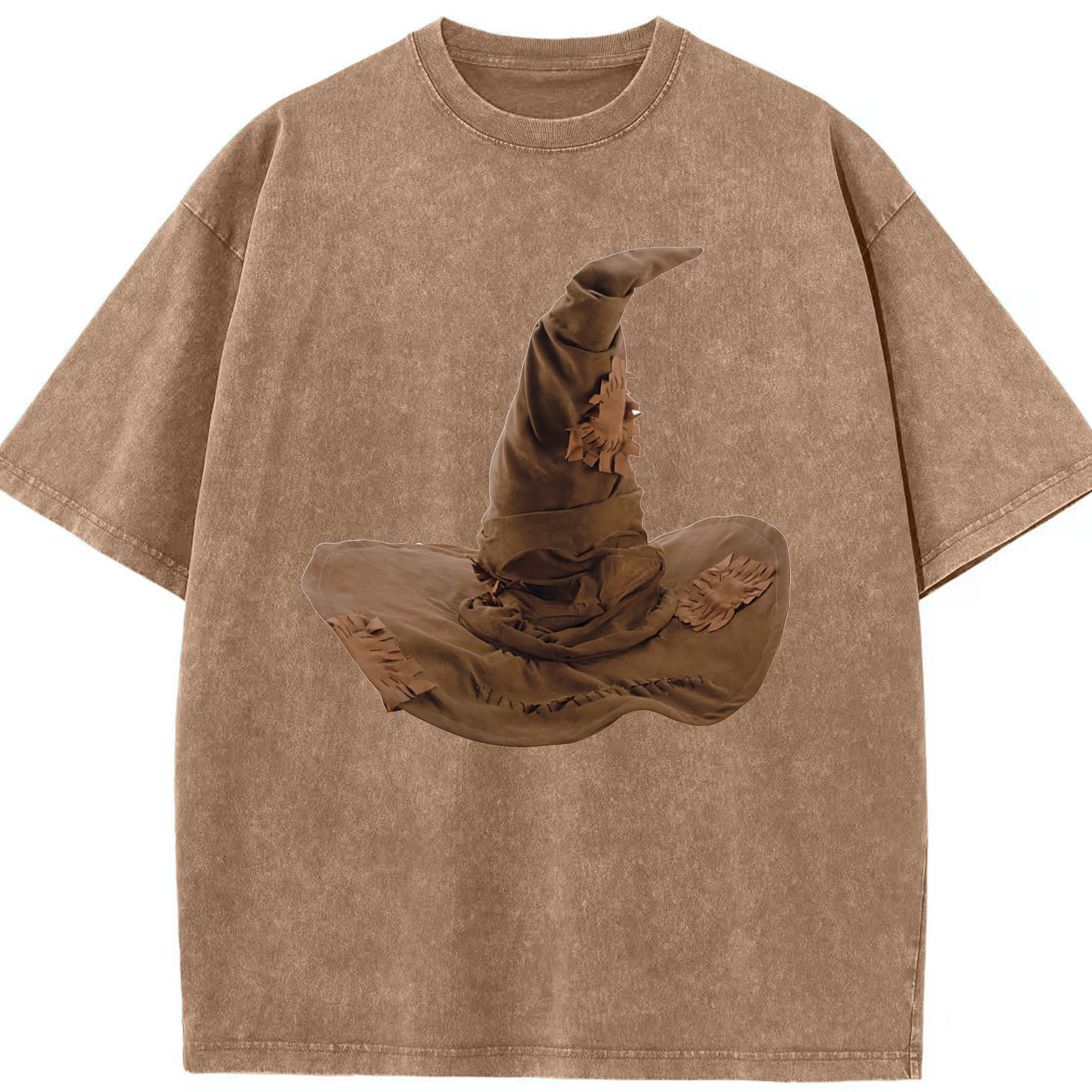（画像用） Harry Potter ハリー・ポッターシリーズ 綿100% ヴィンテージ風 半袖Tシャツ（フロントプリント）