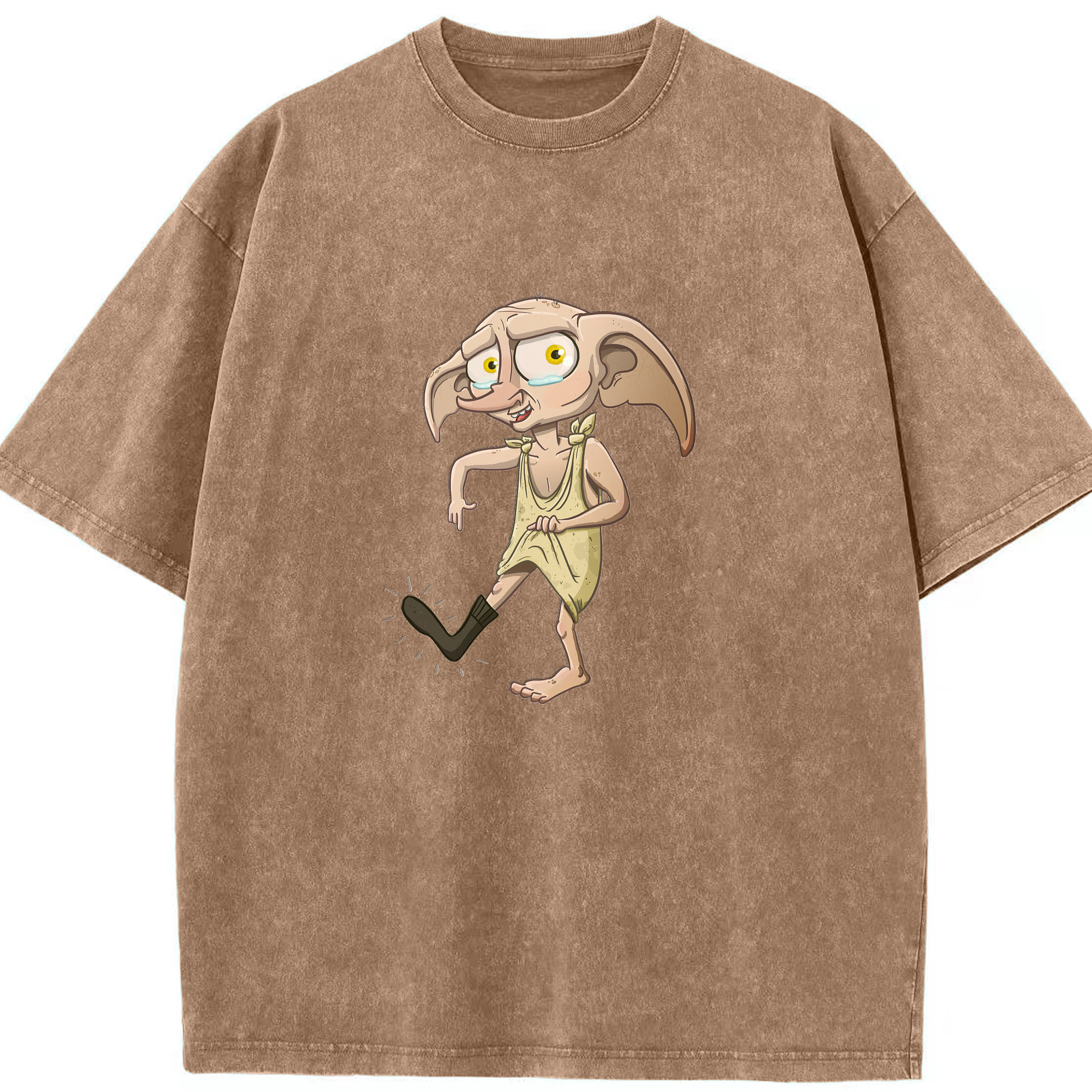（画像用） Harry Potter ハリー・ポッターシリーズ 綿100% ヴィンテージ風 半袖Tシャツ（フロントプリント）