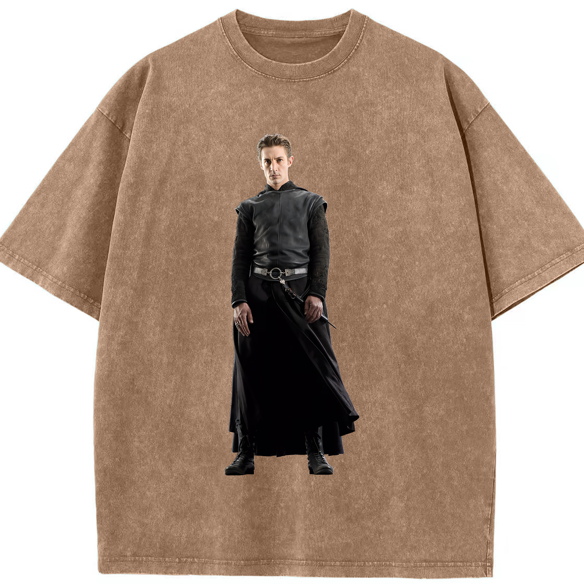 （画像用） Harry Potter ハリー・ポッターシリーズ 綿100% ヴィンテージ風 半袖Tシャツ（フロントプリント）